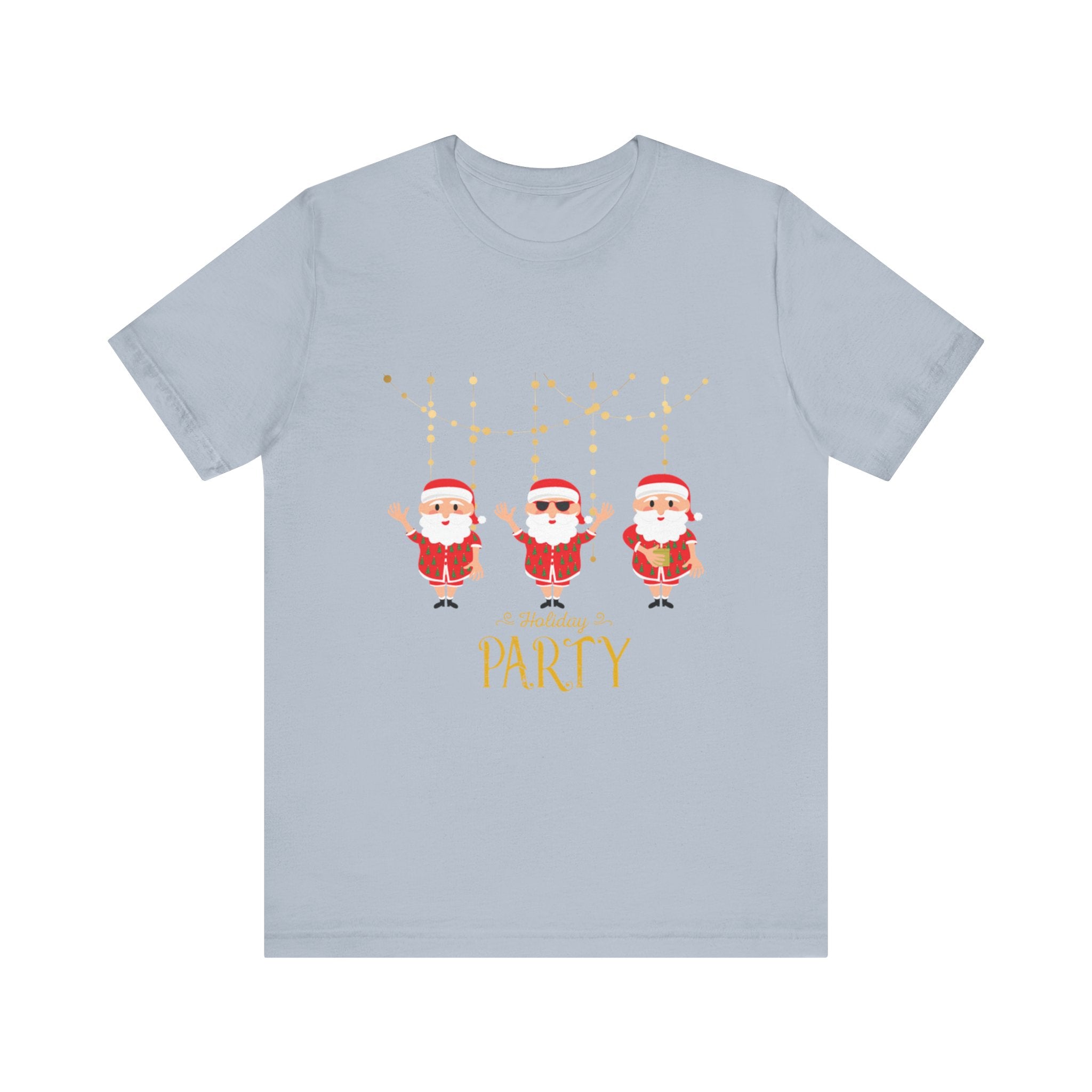 Santa's Holiday Party Unisex Jersey Short Sleeve Tee
