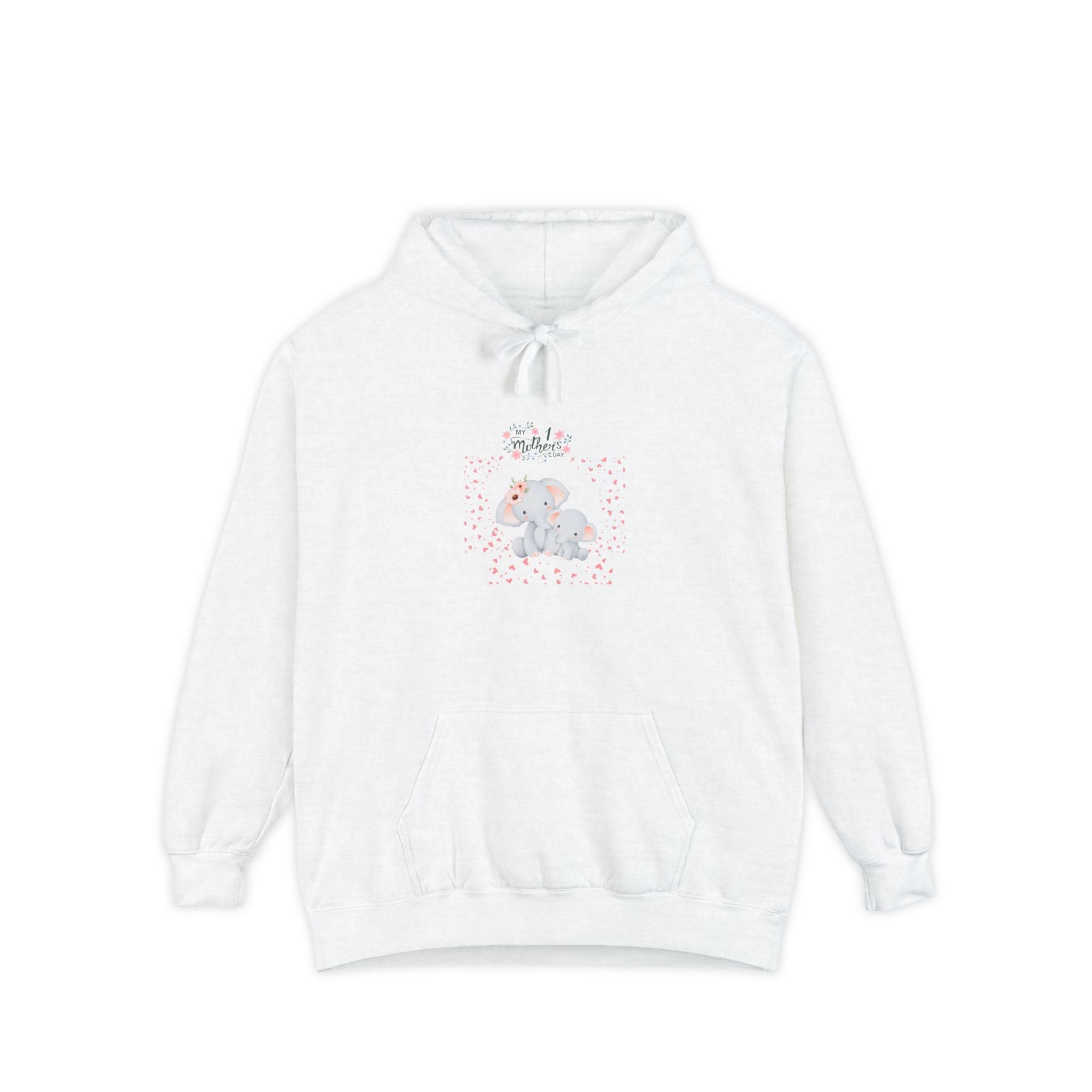 My 1st Mother's Day Unisex Hoodie - Garment-Dyed