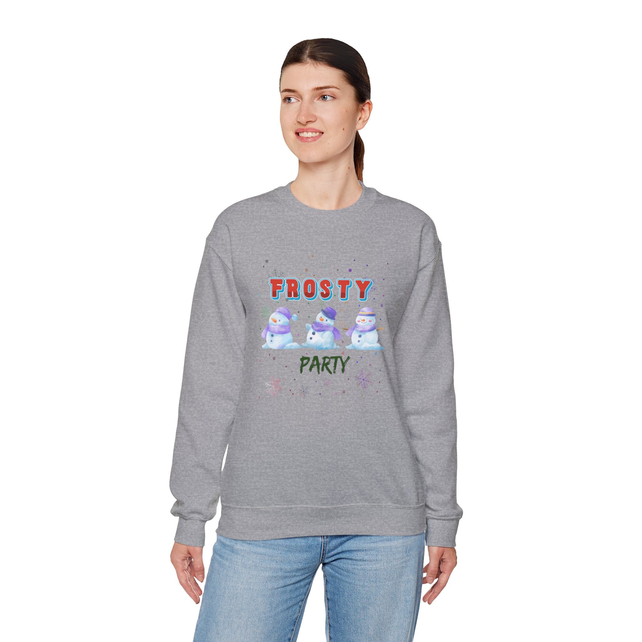 Frosty Party Unisex Heavy Blend™ Crewneck Sweatshirt