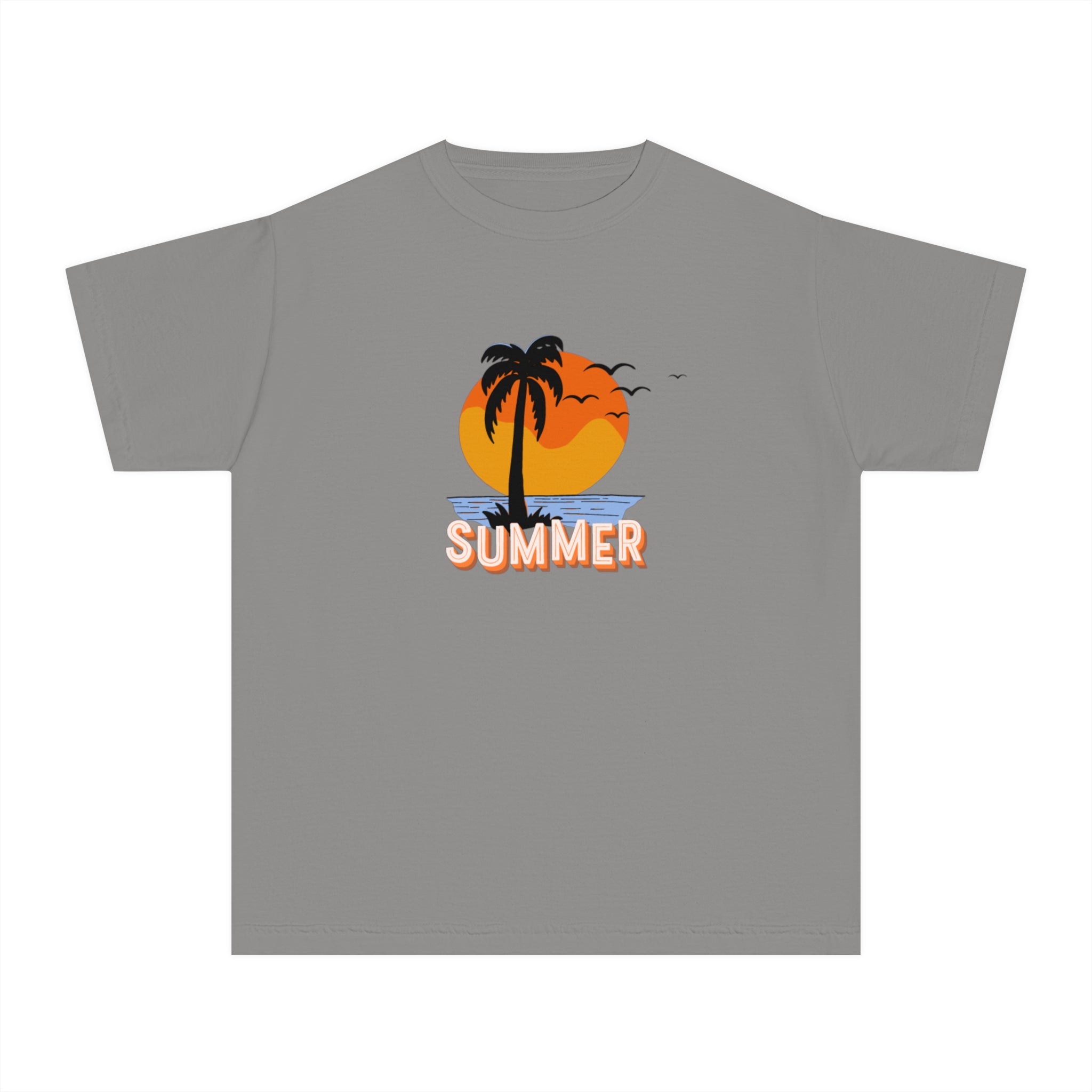 Summer Sunset Youth Midweight Tee