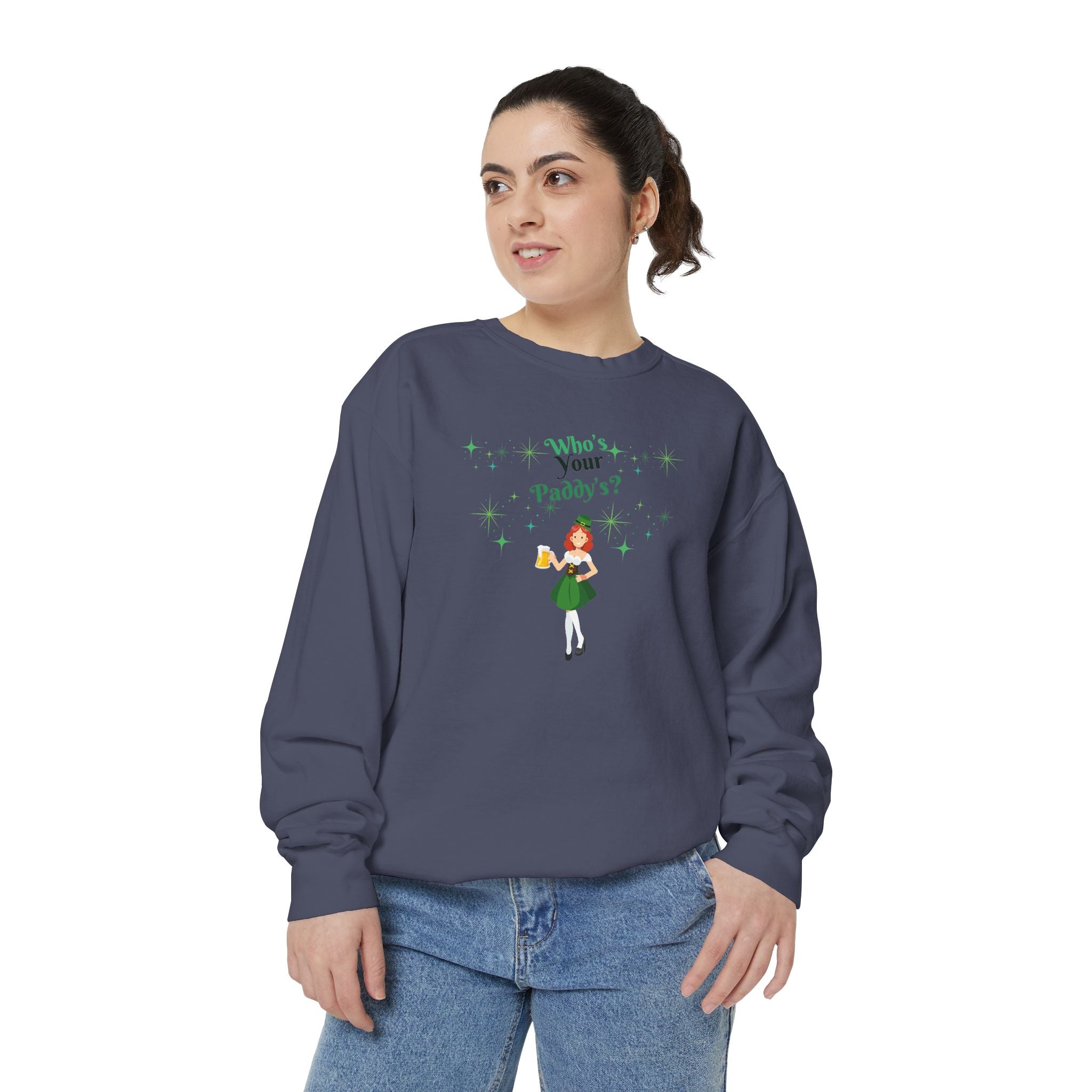 Who's Your Paddy? Unisex Garment-Dyed Sweatshirt
