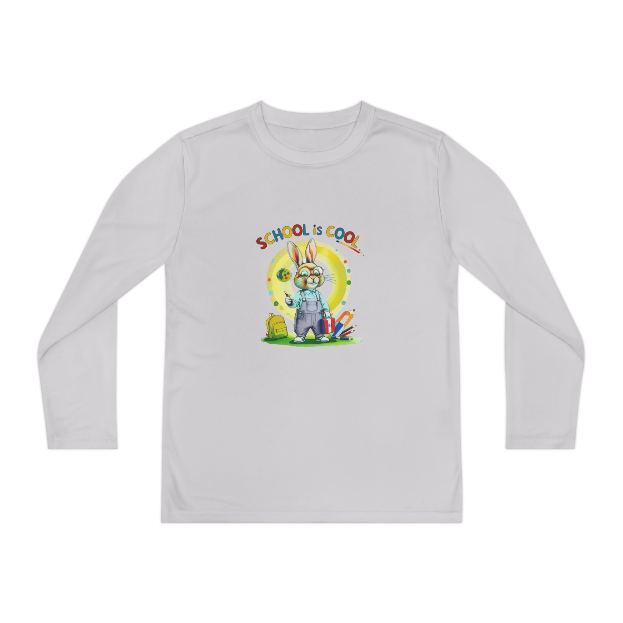 School is Cool Youth Long Sleeve Competitor Tee