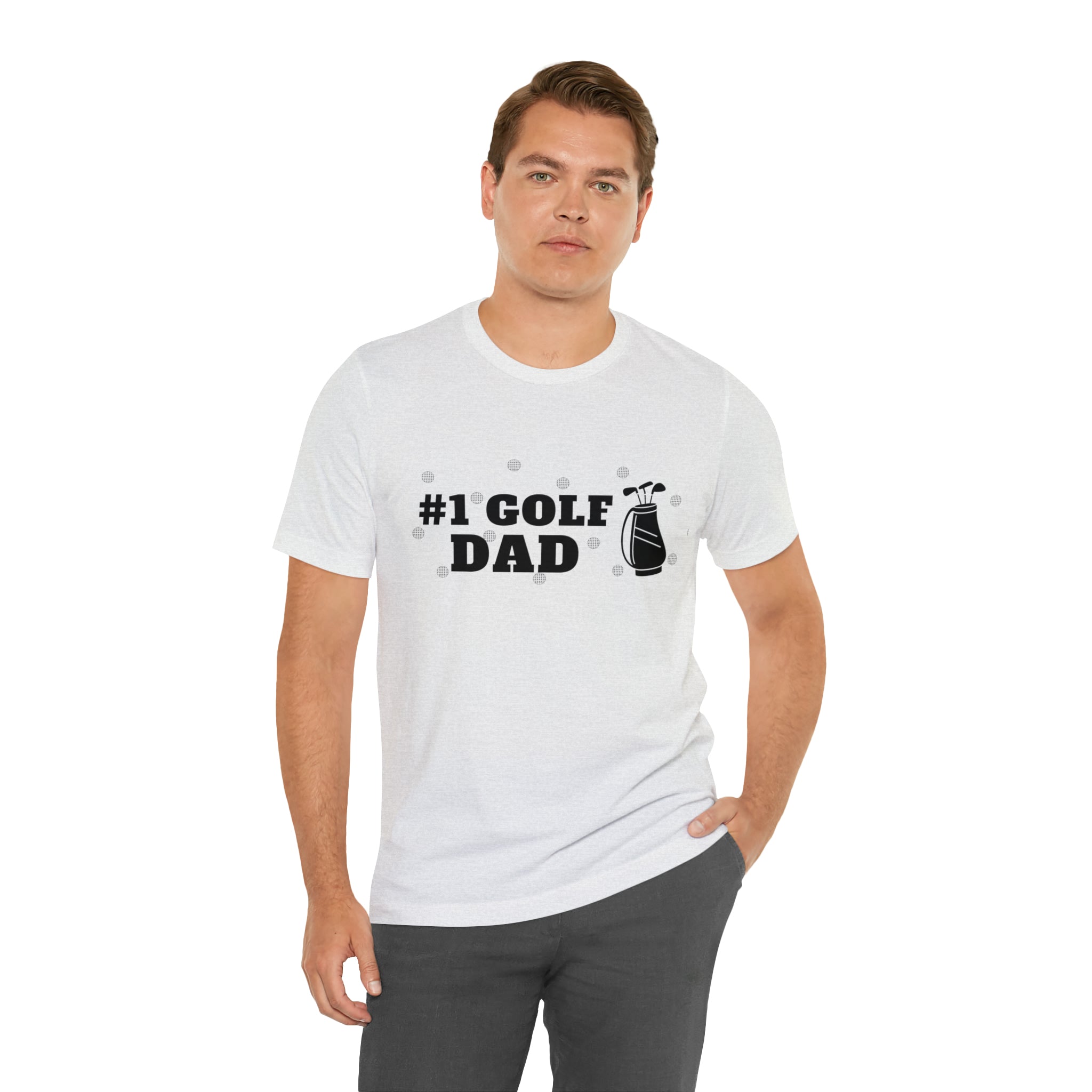 Happy Father's Day Golf Unisex Jersey Short Sleeve Tee