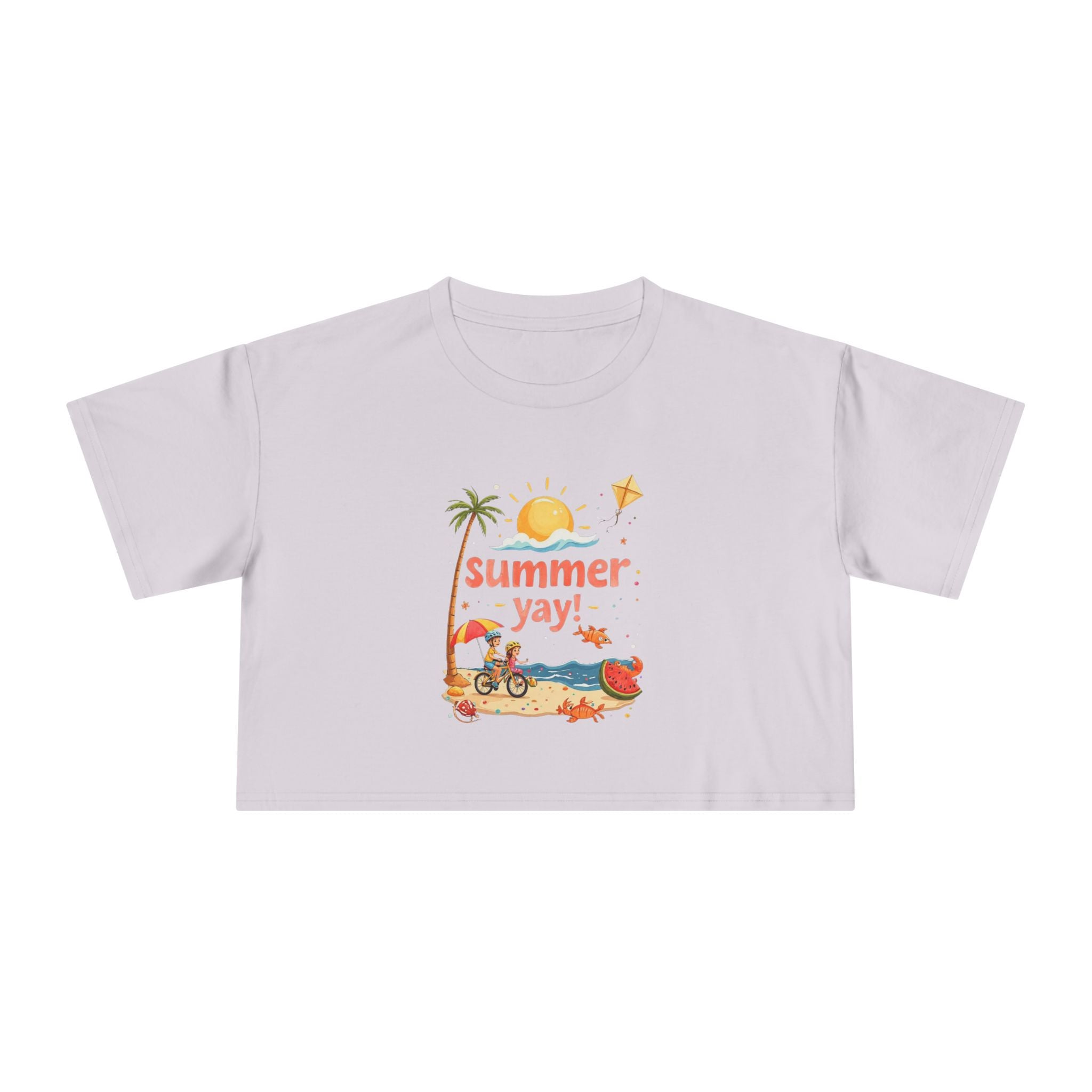 Summer Yay! Women's Crop Tee