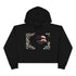 Happy Valentine's Day Lovers Crop Hoodie