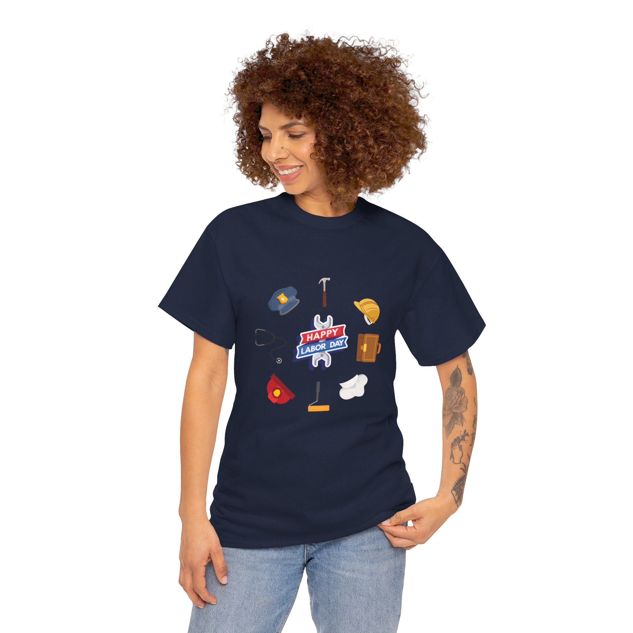 Happy Labor Day Wishes Unisex Heavy Cotton Tee