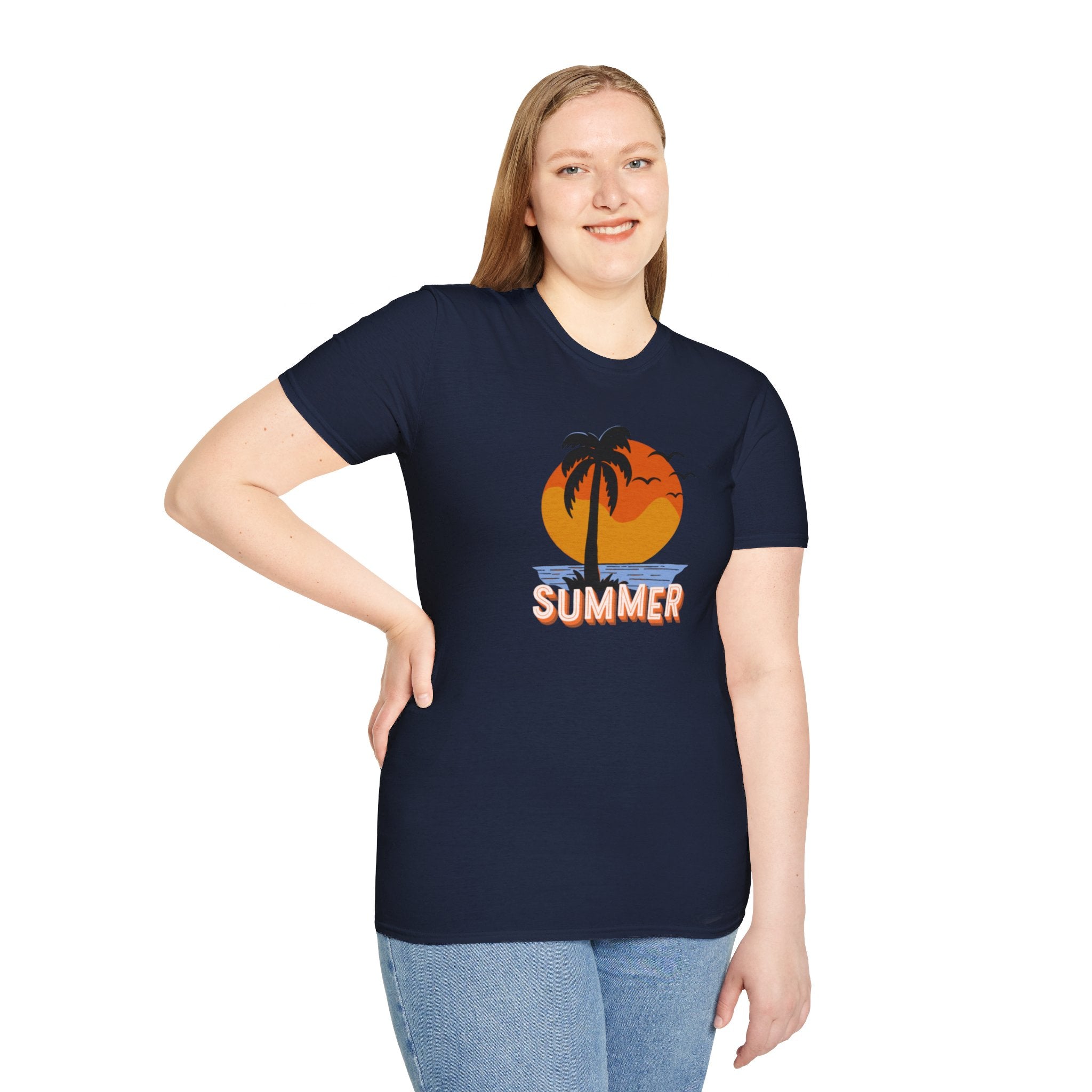 Summer Sunset Unisex Softstyle T-Shirt