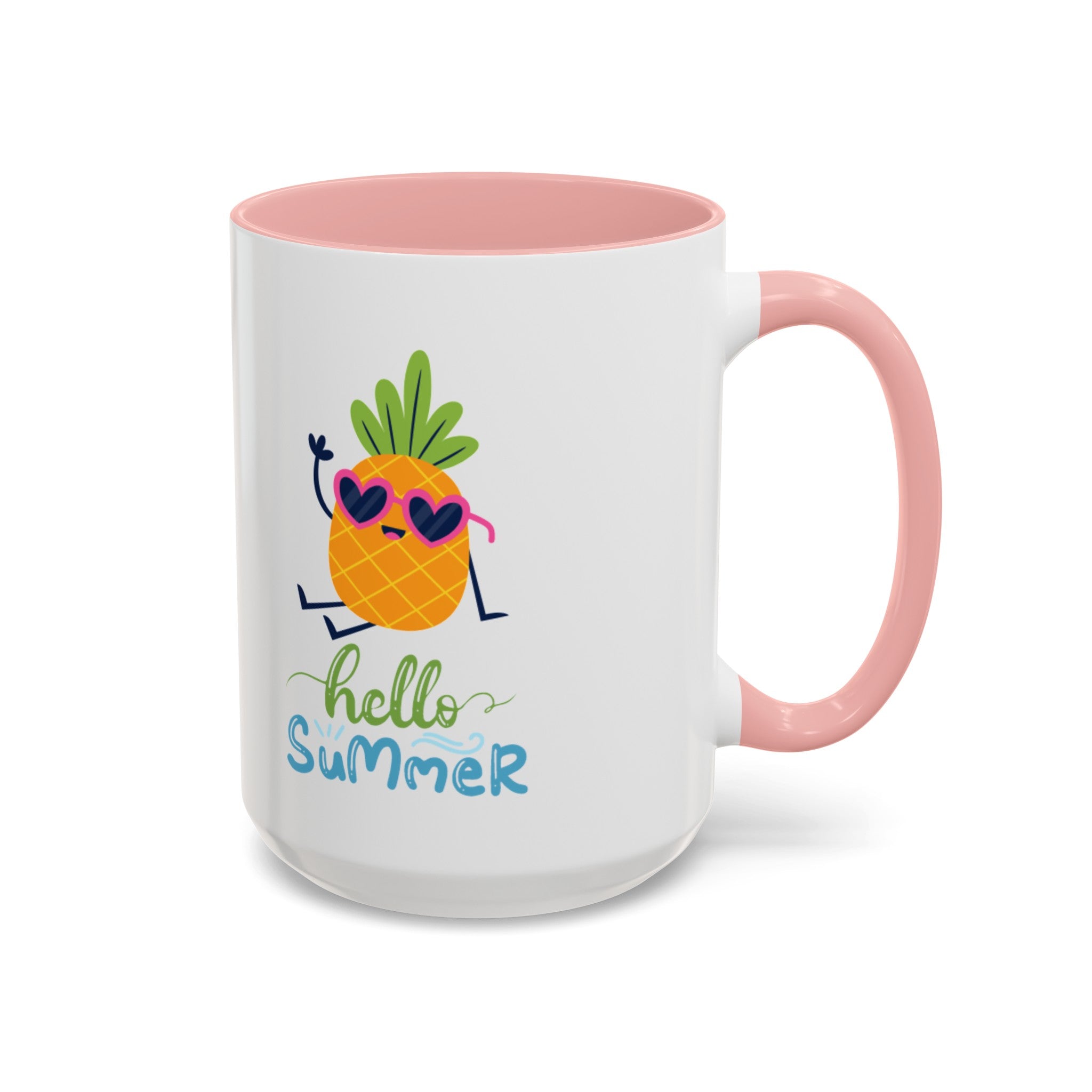 Hello Summer Fun Accent Coffee Mug (11, 15oz)