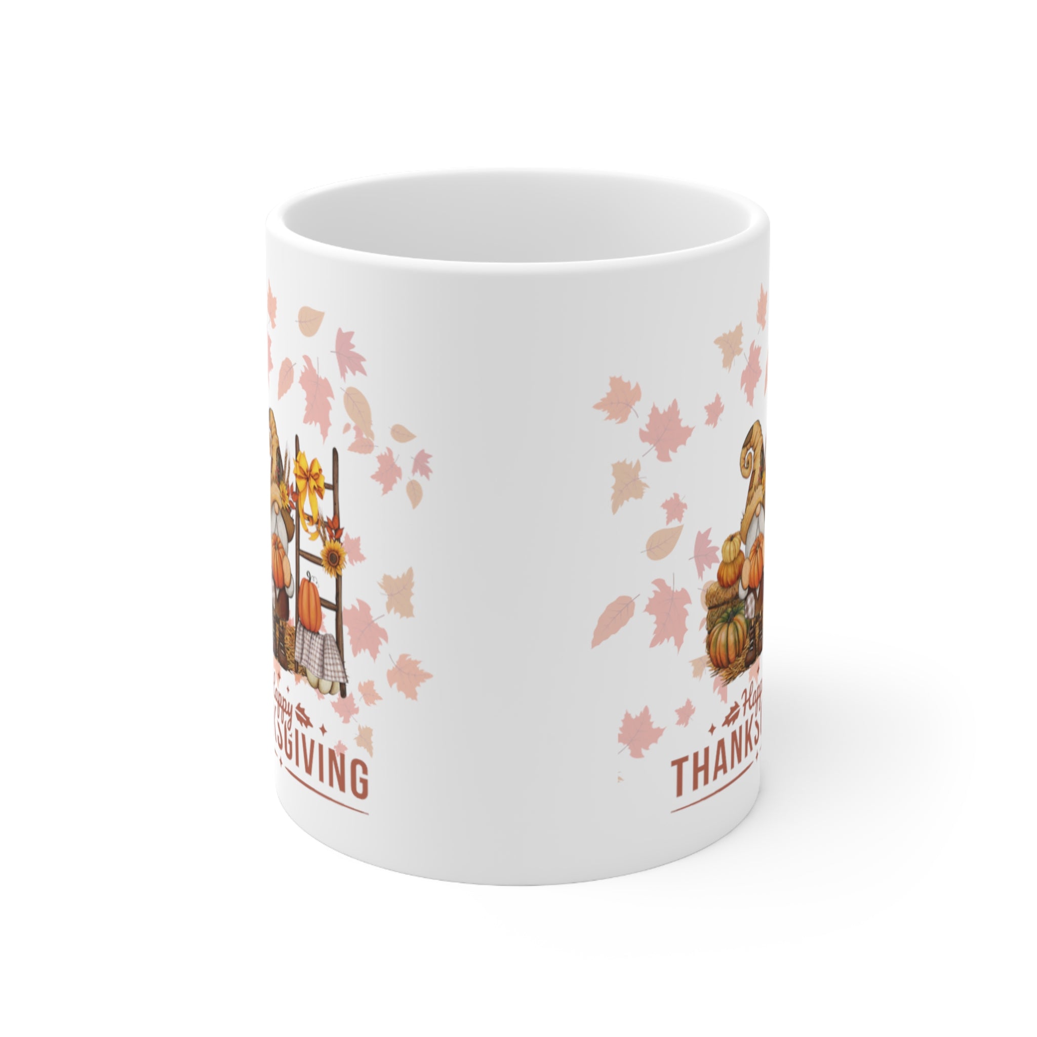 Gnome Happy Thanksgiving Ceramic Mug 11oz