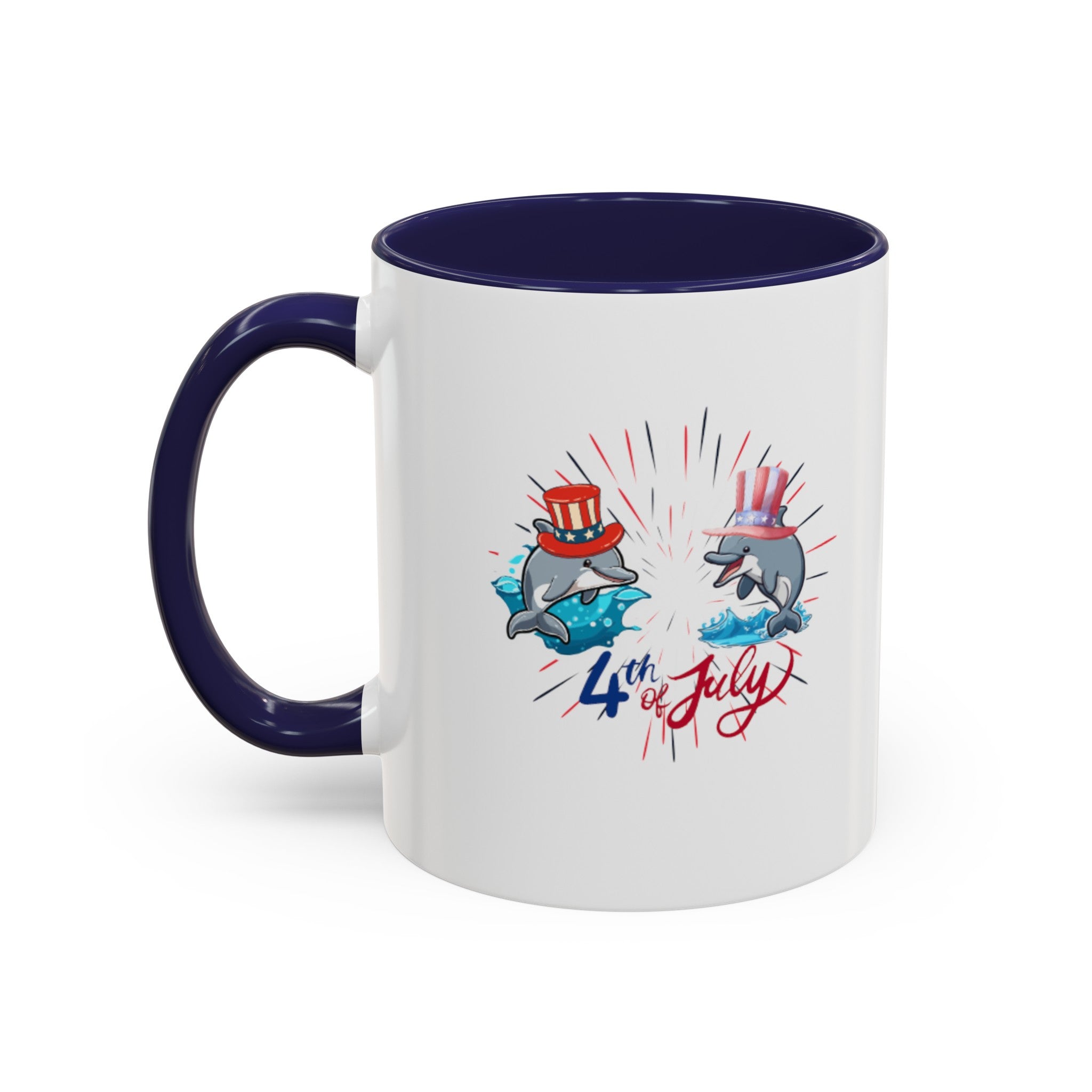 Splash 4th Of July Accent Coffee Mug (11, 15oz)