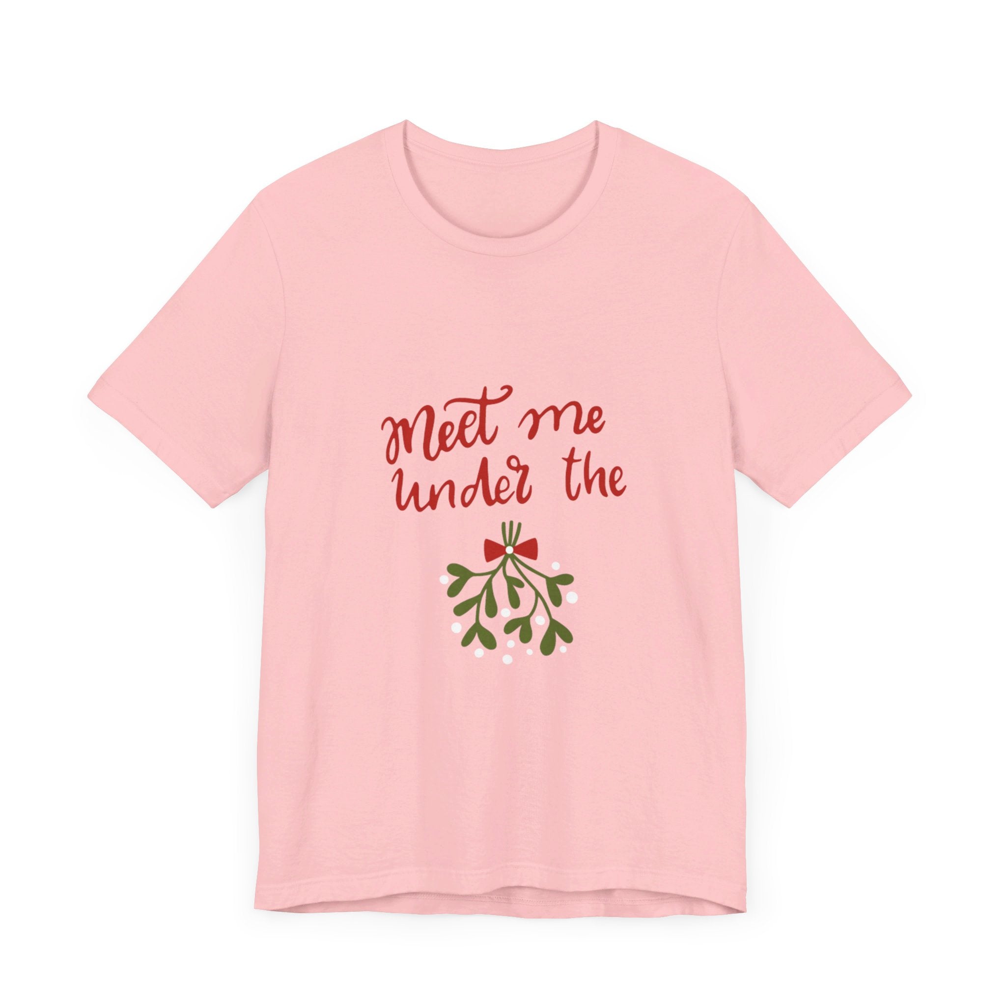 Meet Me Under The Mistletoe Unisex Jersey Short Sleeve Tee