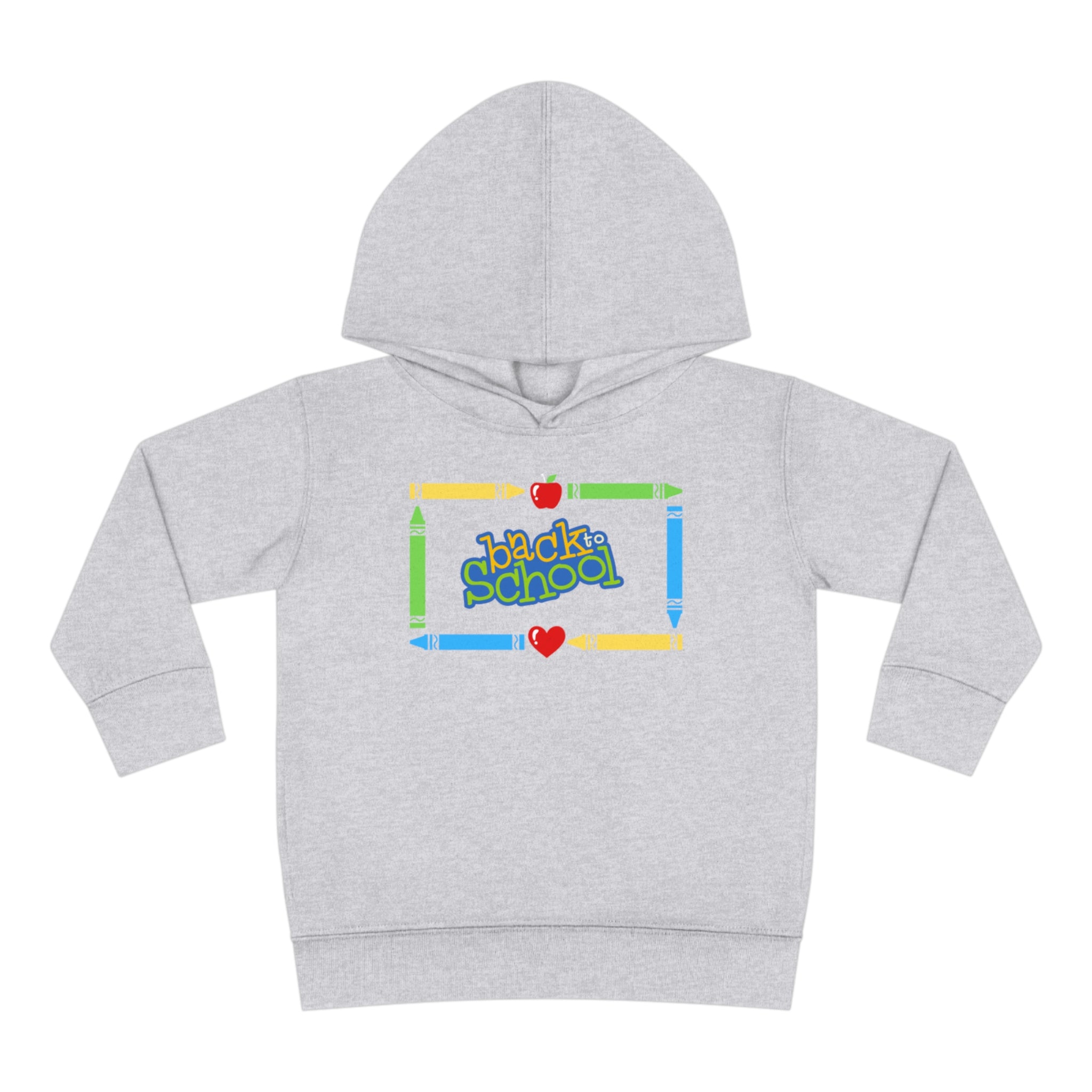 Back To School Toddler Pullover Fleece Hoodie