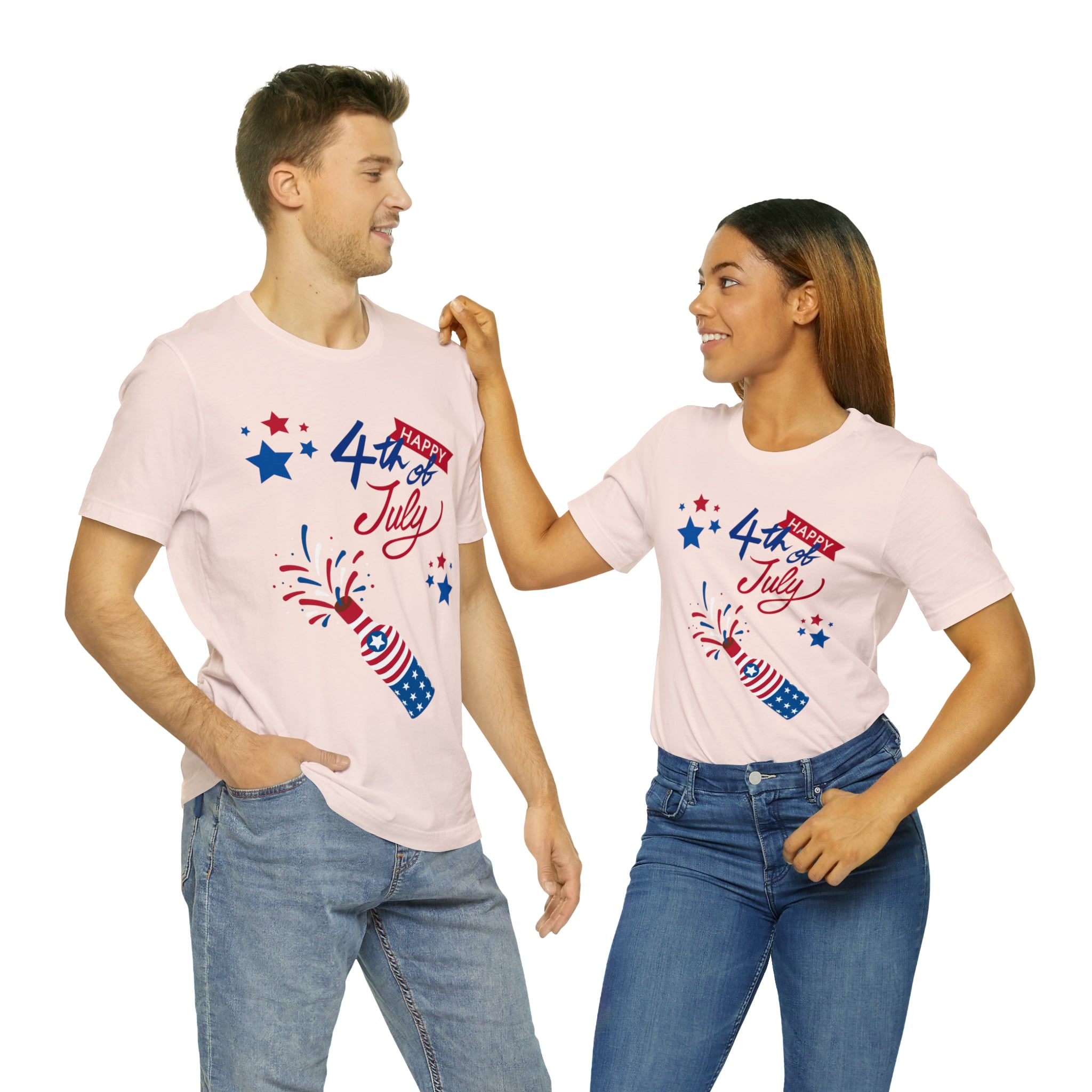 Happy 4th Of July Celebration Unisex Jersey Short Sleeve Tee