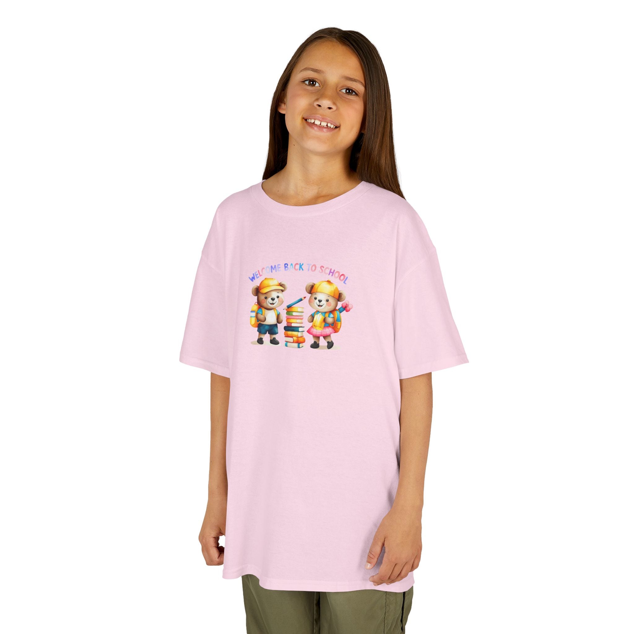 Welcome Back to School Kids Heavy Cotton Tee