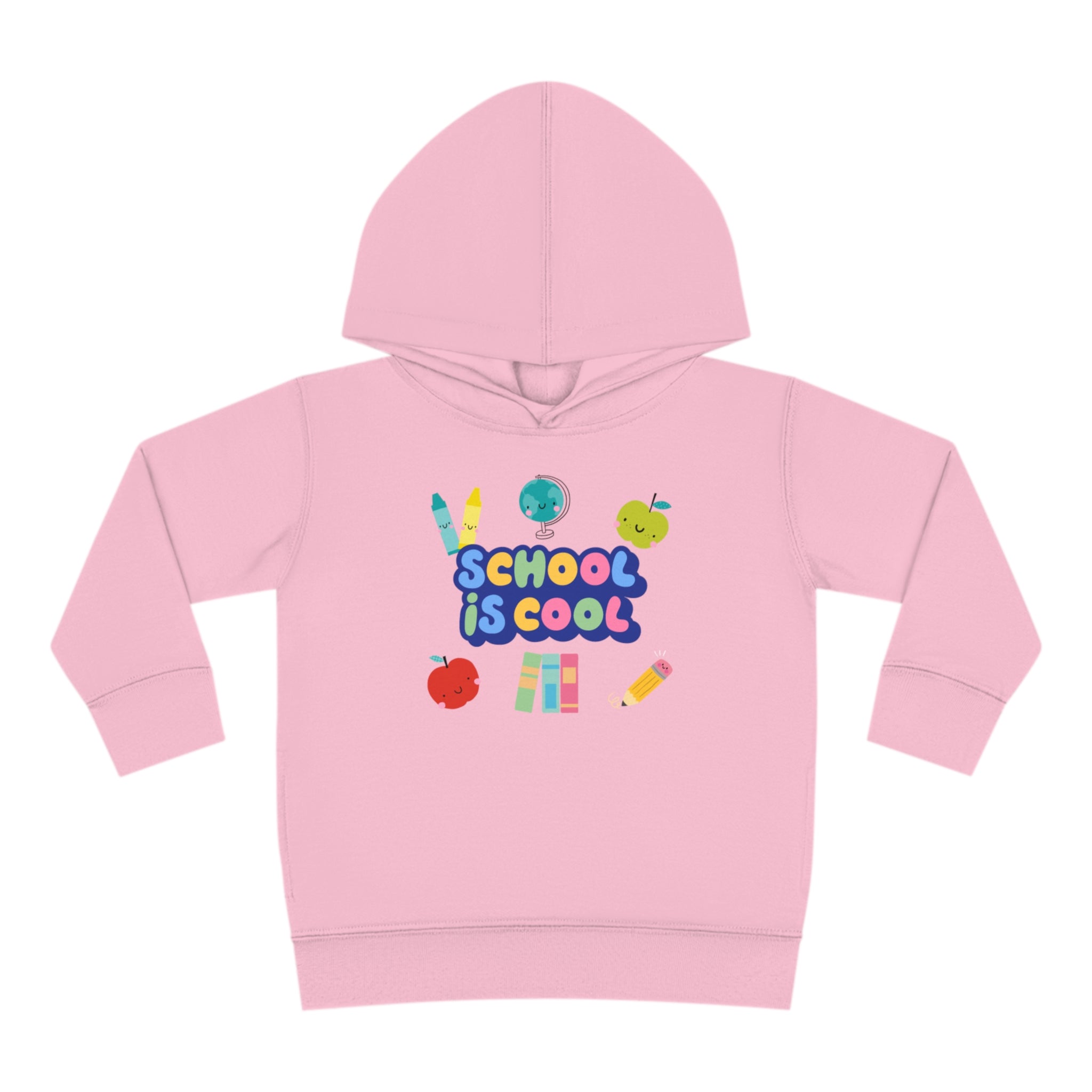 School Is Cool Toddler Pullover Fleece Hoodie