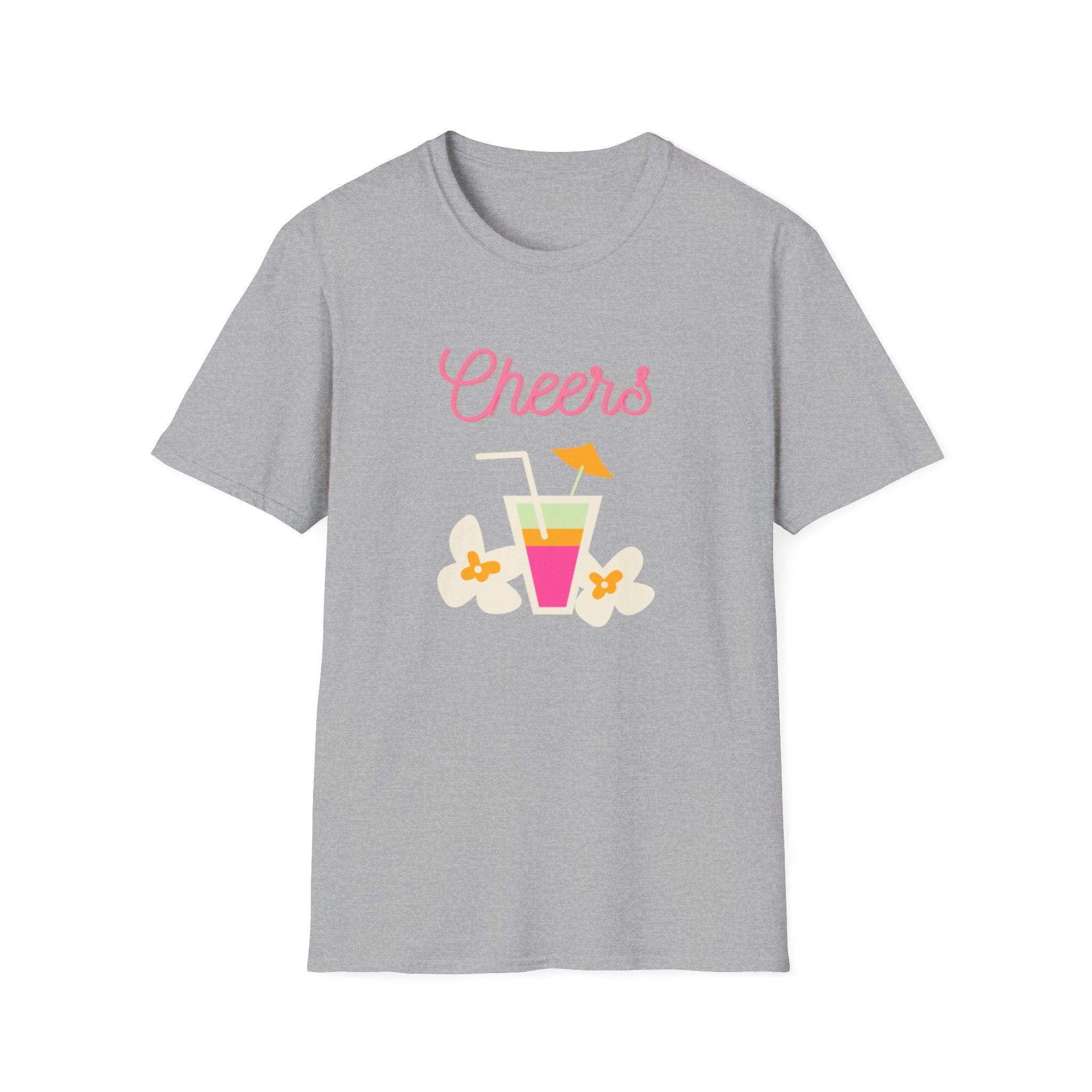 Cheers To Summer Unisex Softstyle T-Shirt