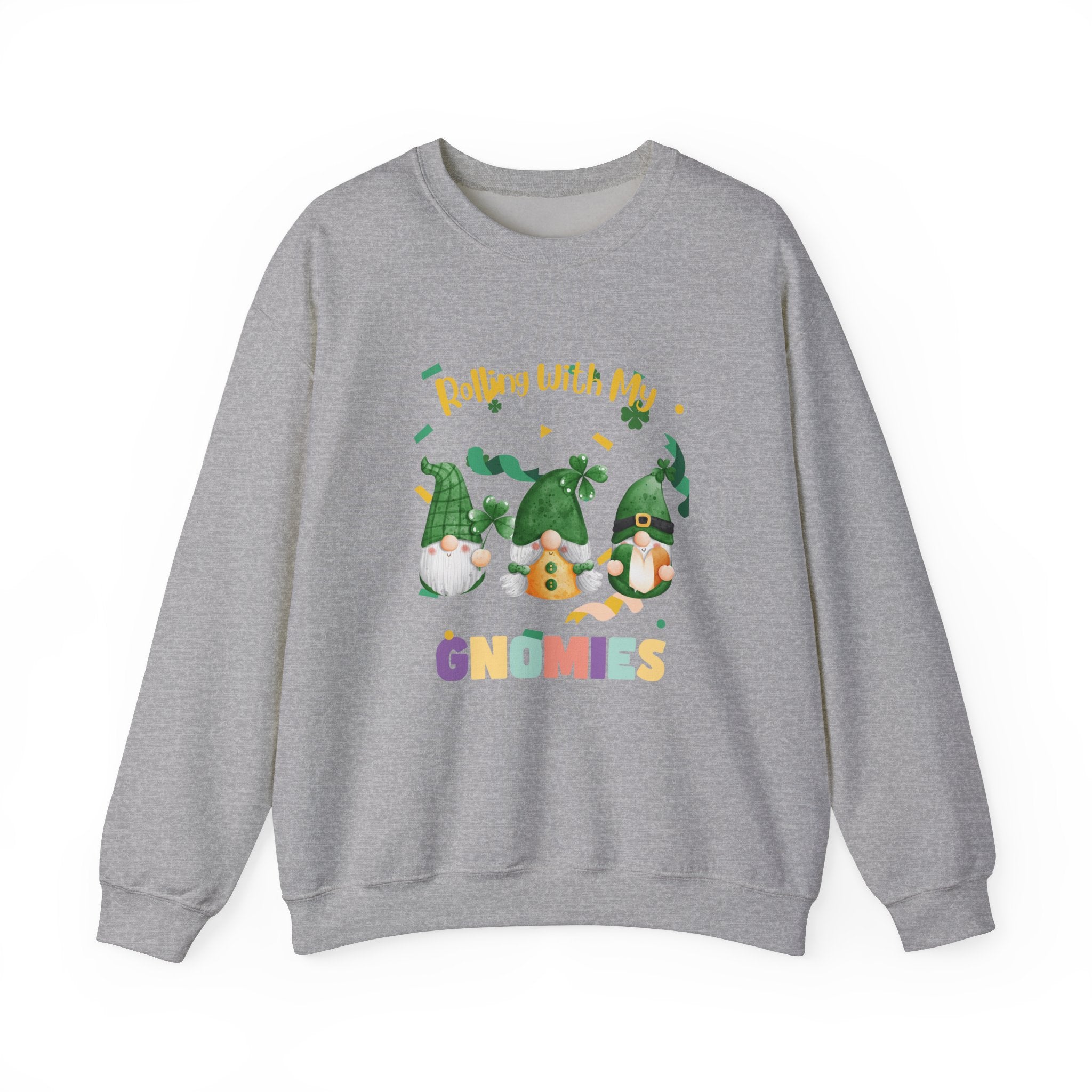 Rolling With My Gnomies Crewneck Sweatshirt - Unisex Heavy Blend™