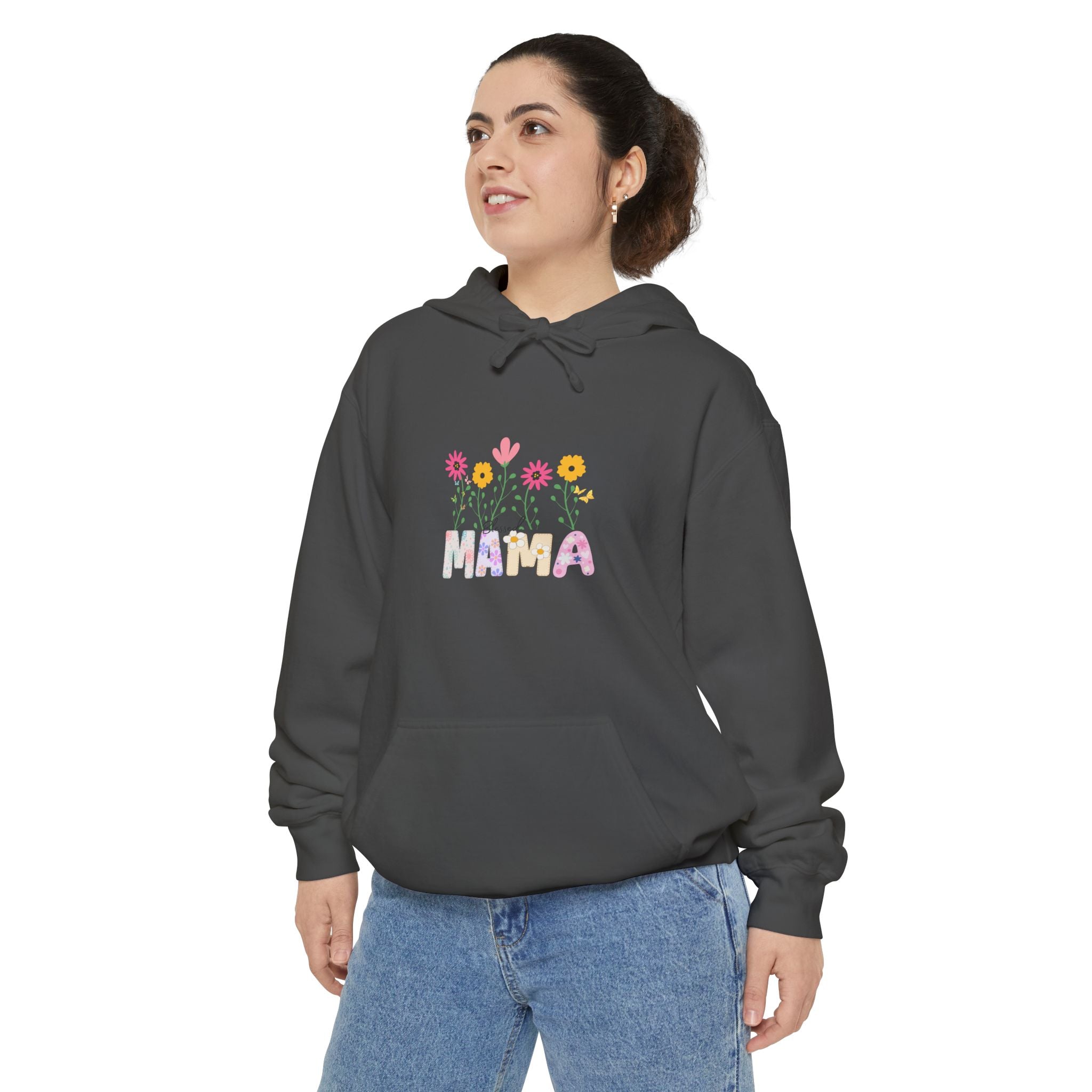 Blessed Mama Unisex Garment-Dyed Pullover