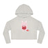 V-Day Bunny Women’s Cropped Hooded Sweatshirt