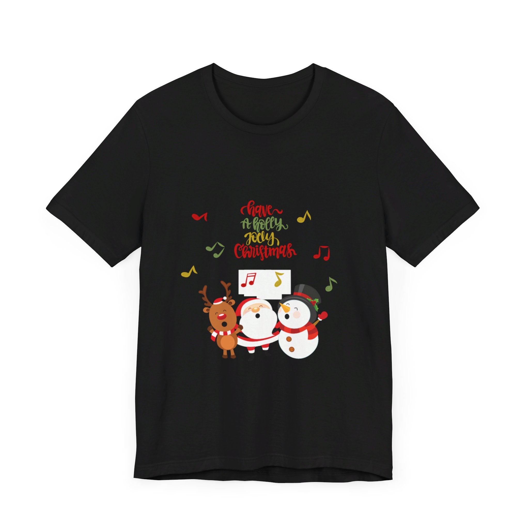 Have A Holly Jolly Christmas Unisex Jersey Short Sleeve Tee
