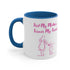 First My Mother Forever My Friend Accent Coffee Mug, 11oz