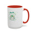 Kiss Me I'm Irish Cat  Accent Mug