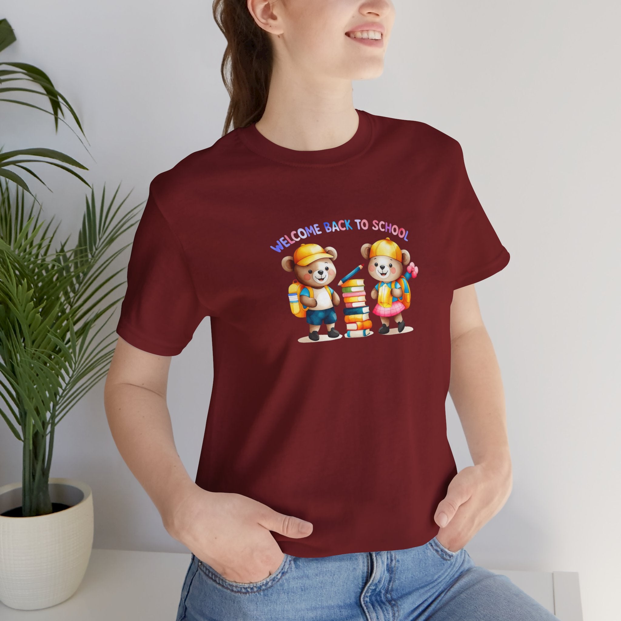 Welcome Back to School Fun Unisex Jersey Short Sleeve Tee