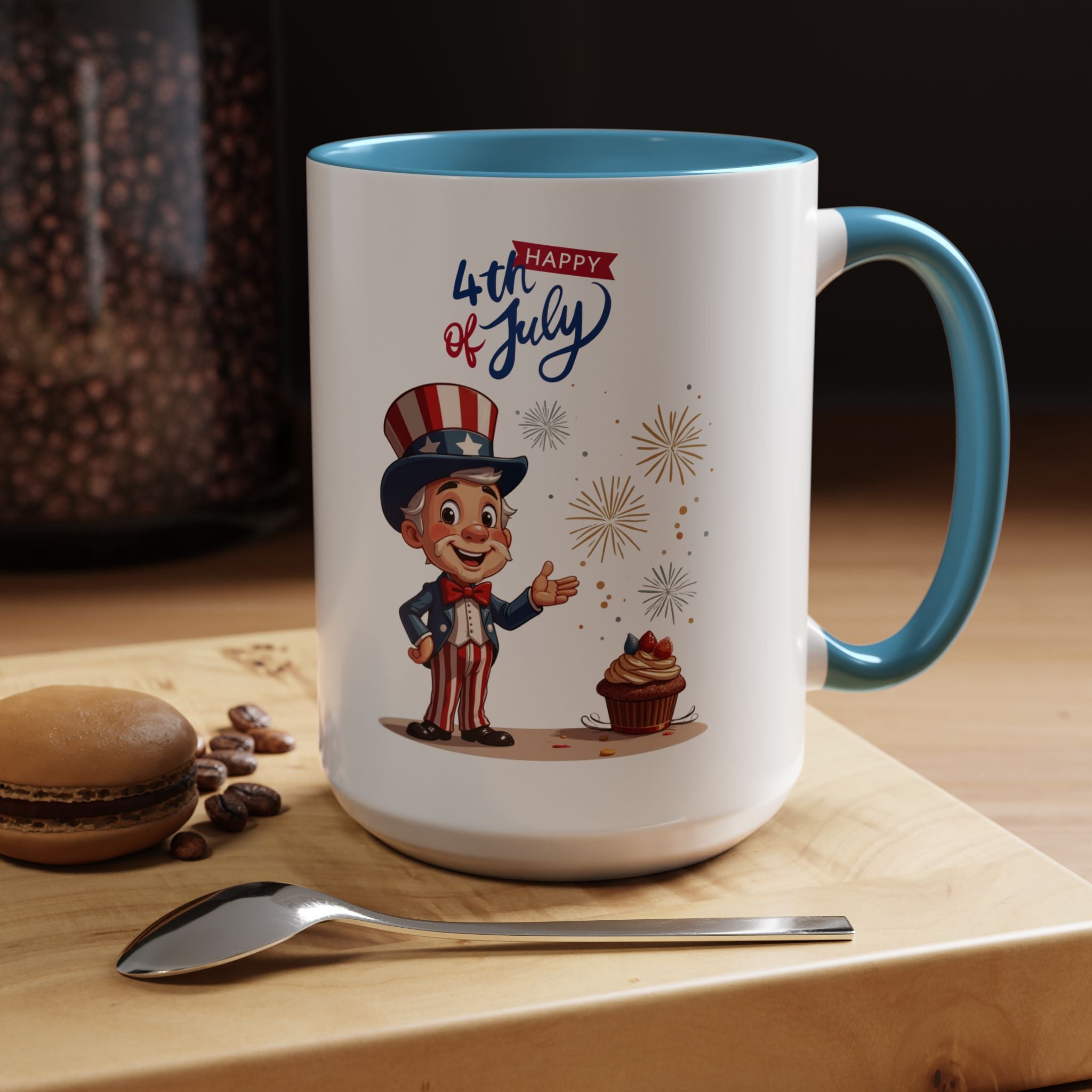 Uncle Sam Happy 4th of July Coffee Mug