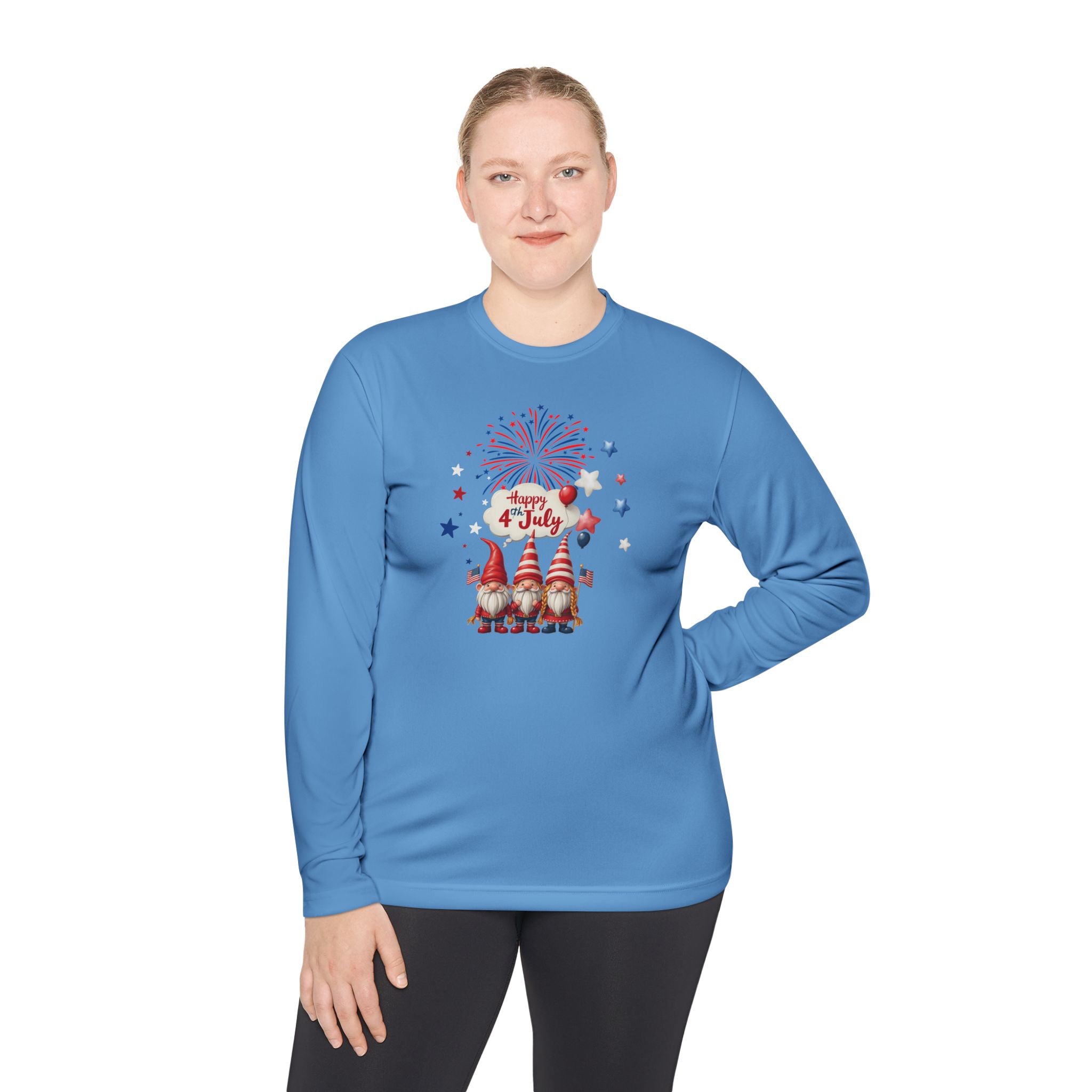 Gnome July 4th  Long Sleeve Tee