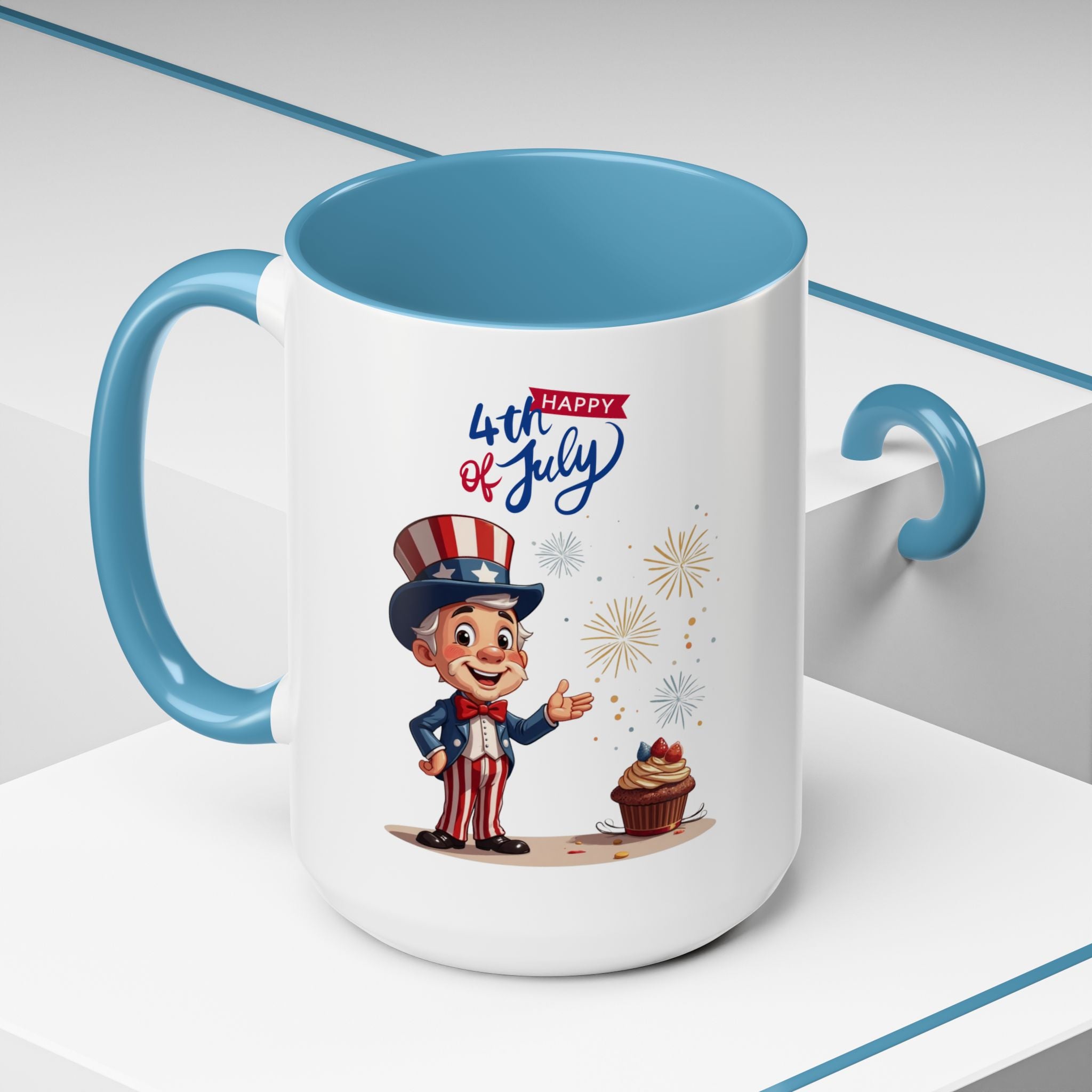 Uncle Sam Happy 4th of July Coffee Mug