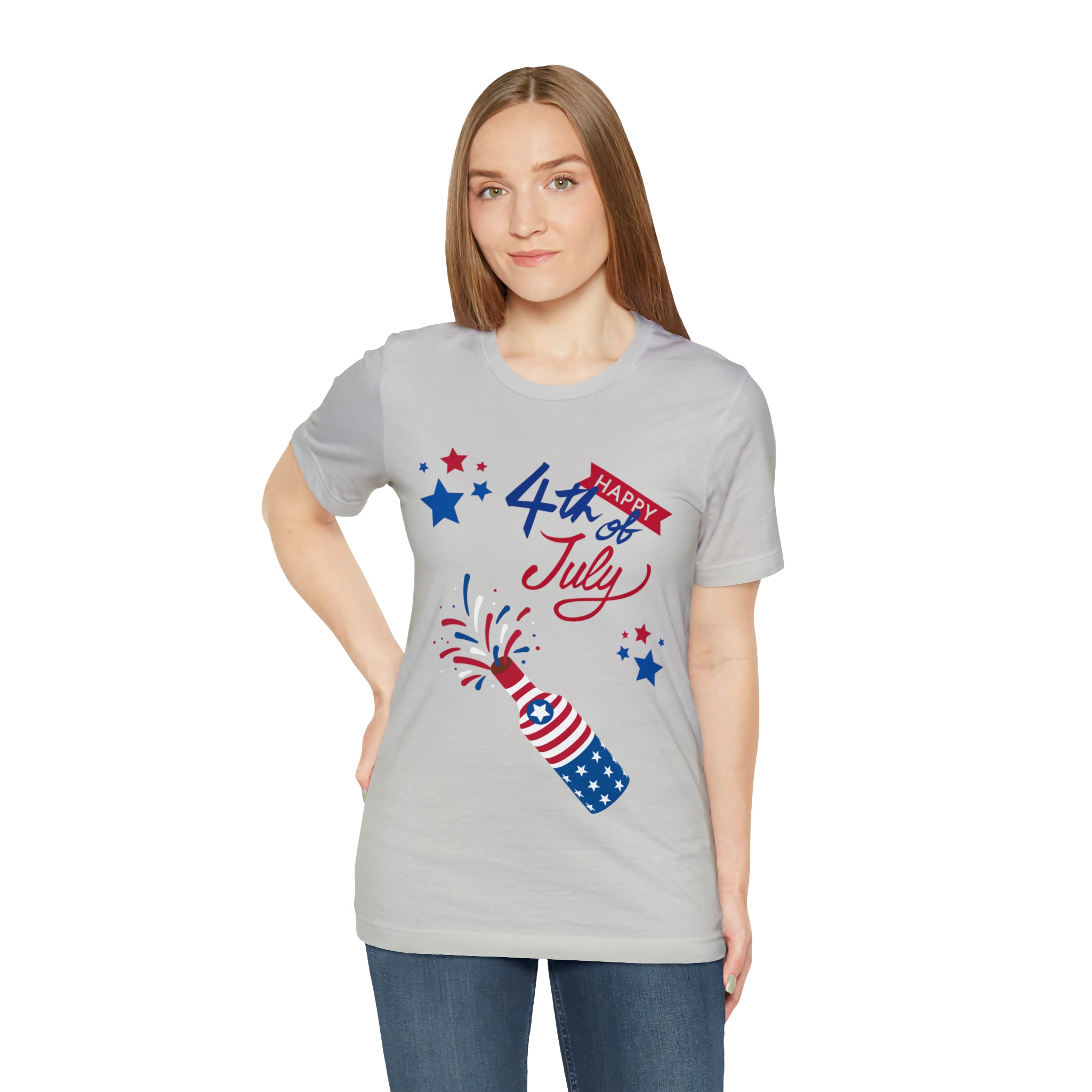 Happy 4th Of July Celebration Unisex Jersey Short Sleeve Tee