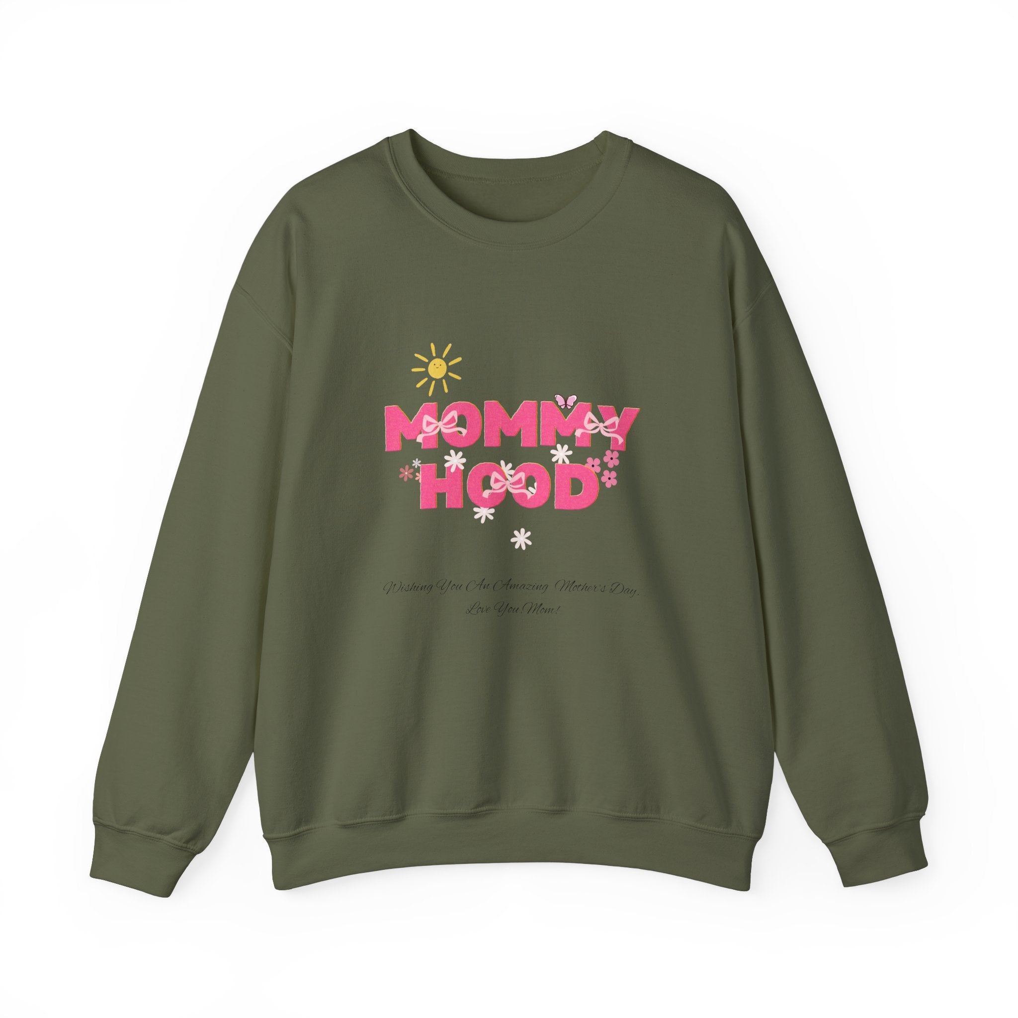 Mommy Hood Unisex Crewneck Sweatshirt