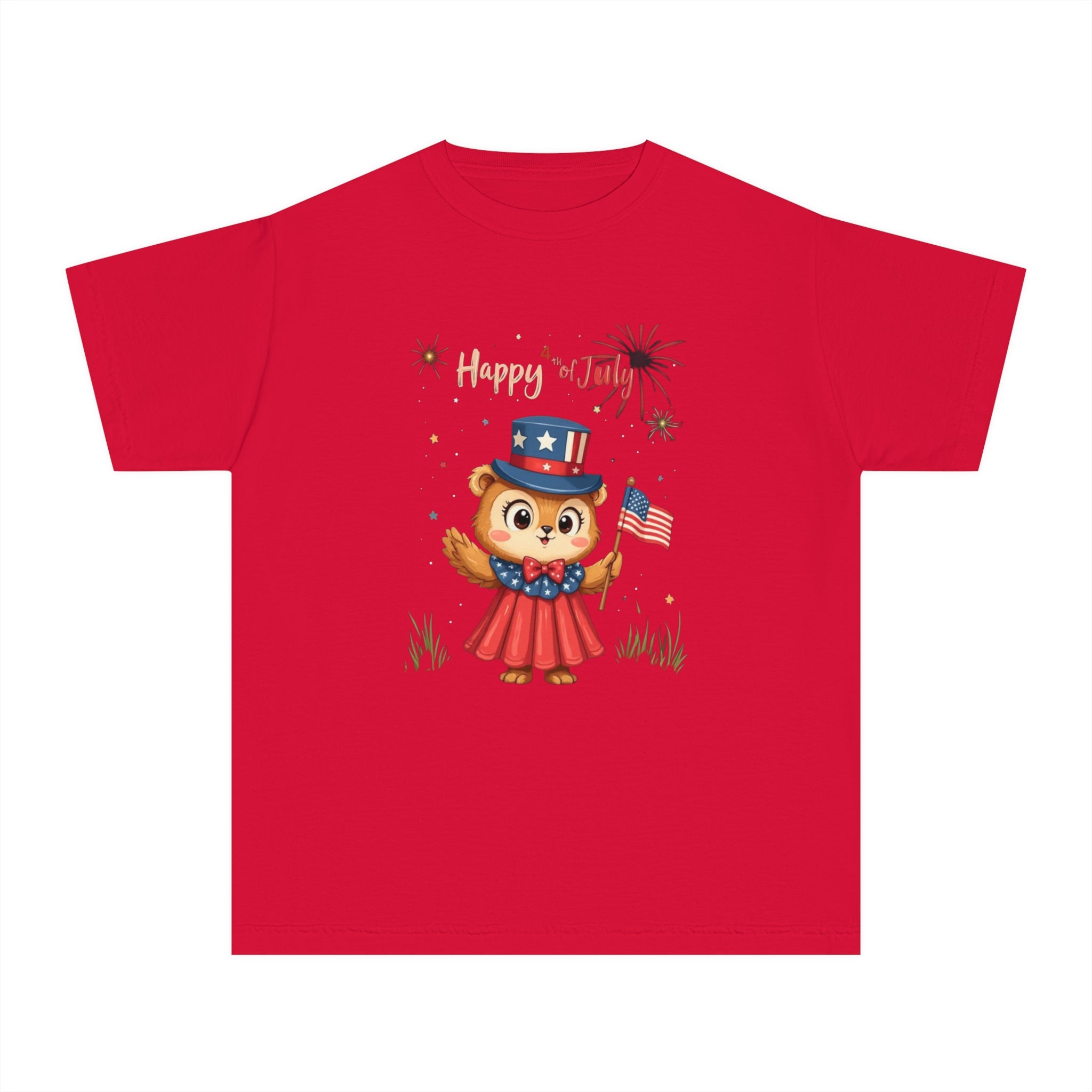 Happy Independence Day Youth Midweight Tee