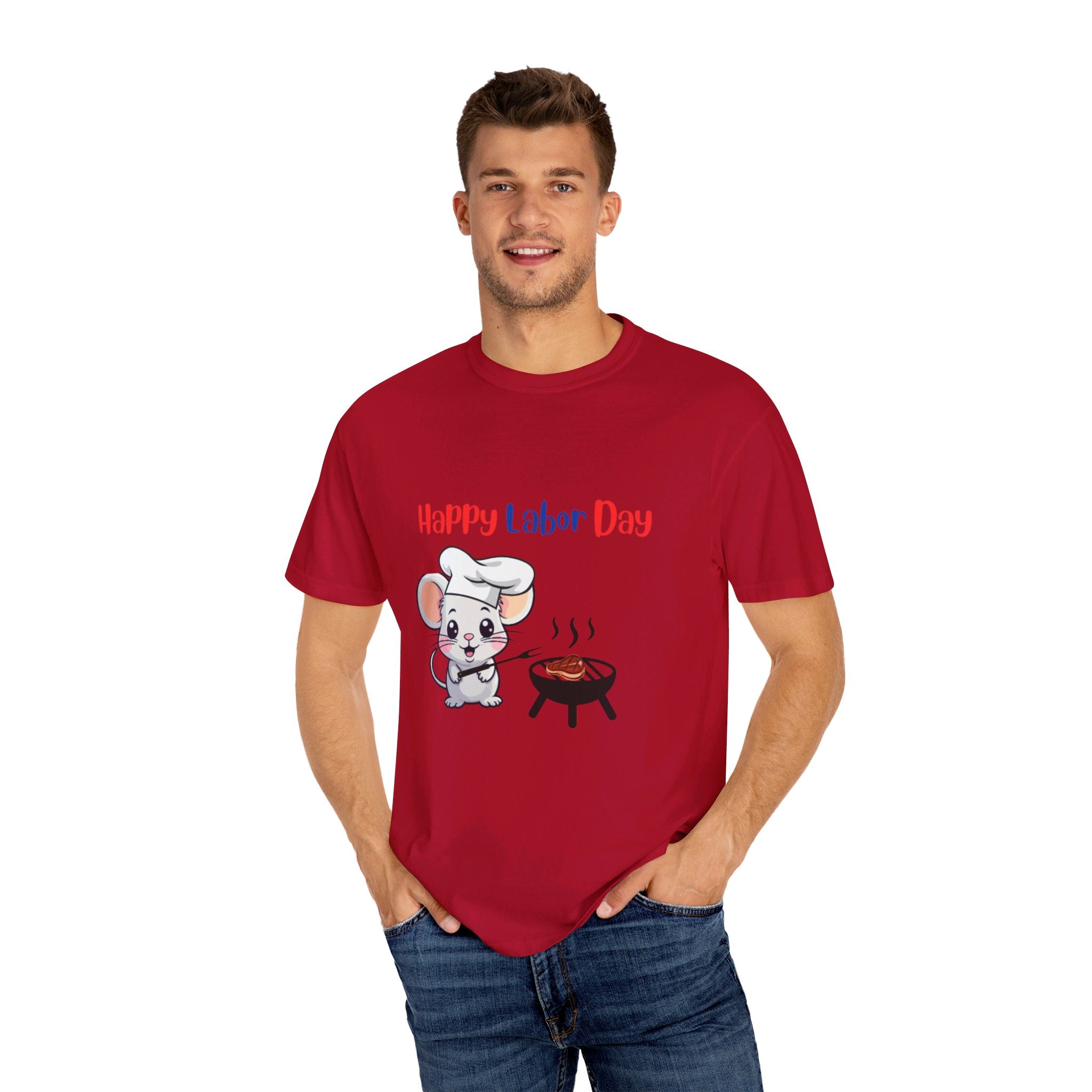 Labor Day Cookout Unisex Garment-Dyed T-shirt