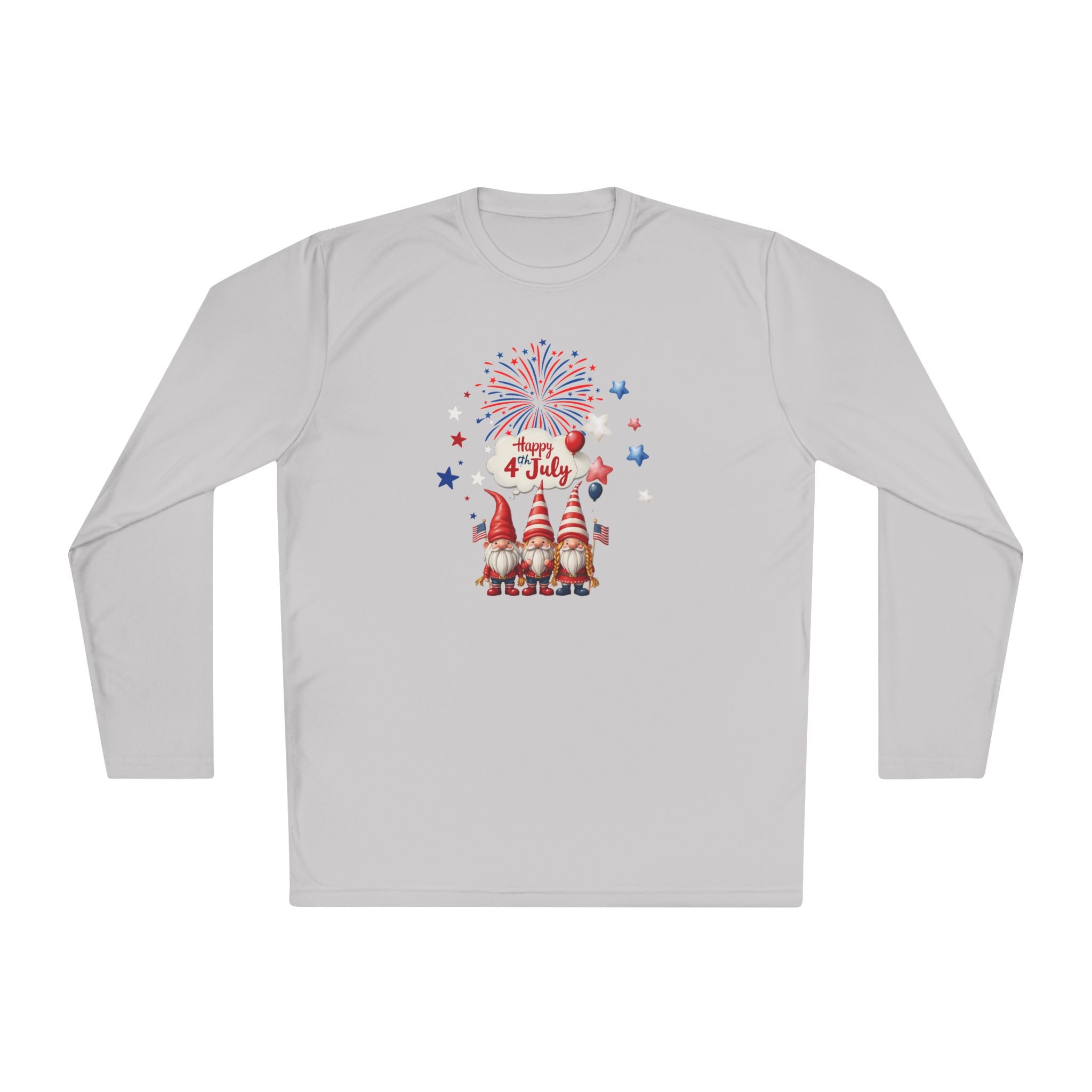 Gnome July 4th  Long Sleeve Tee