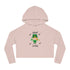 Blessed & Lucky Women’s Cropped Hooded Sweatshirt