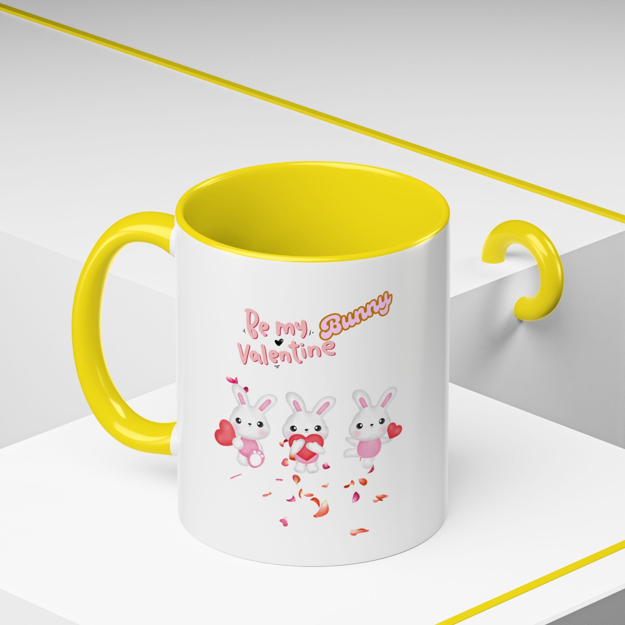 My Bunny Valentine Accent Coffee Mug (11, 15oz)
