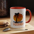 Summer Sunset Accent Coffee Mug (11, 15oz)