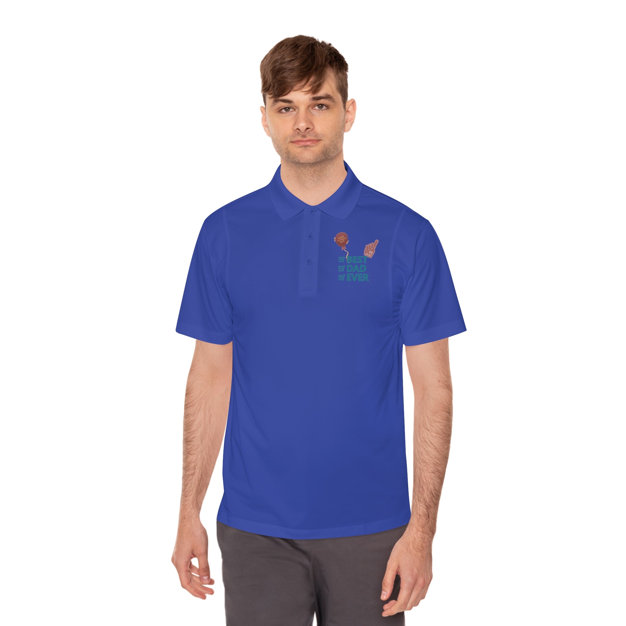 Best Dad Ever Men's Sport Polo Shirt