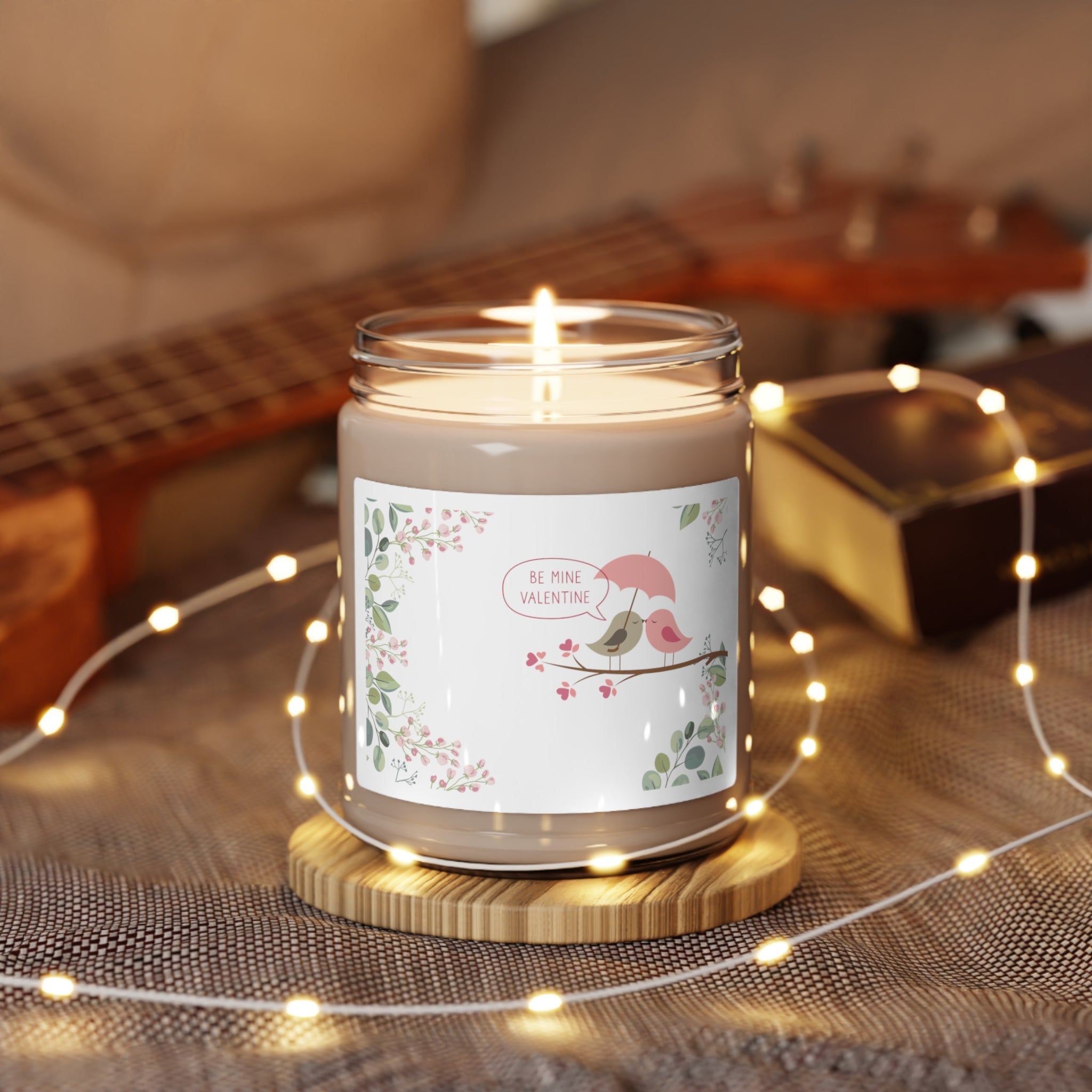 Happy Valentine's Day Lovers Scented Soy Candle, 9oz