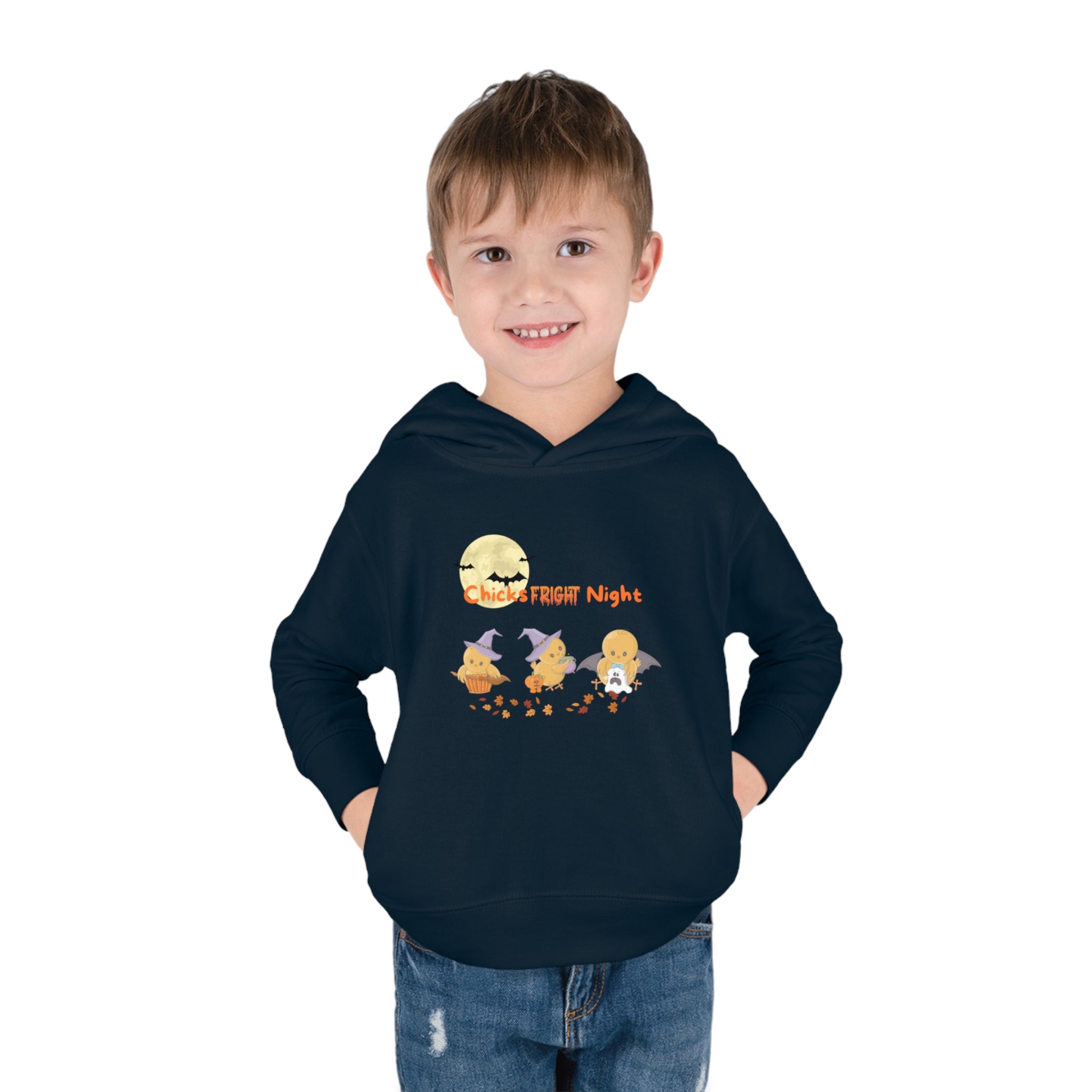 Chicks Fright Night Toddler Pullover Fleece Hoodie