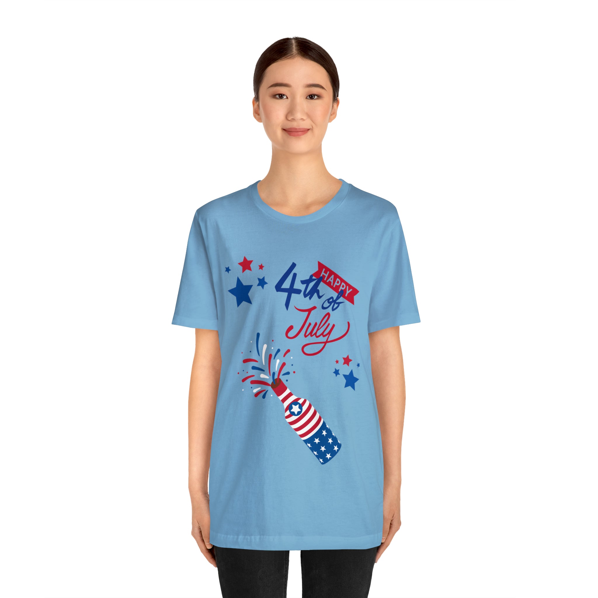 Happy 4th Of July Celebration Unisex Jersey Short Sleeve Tee