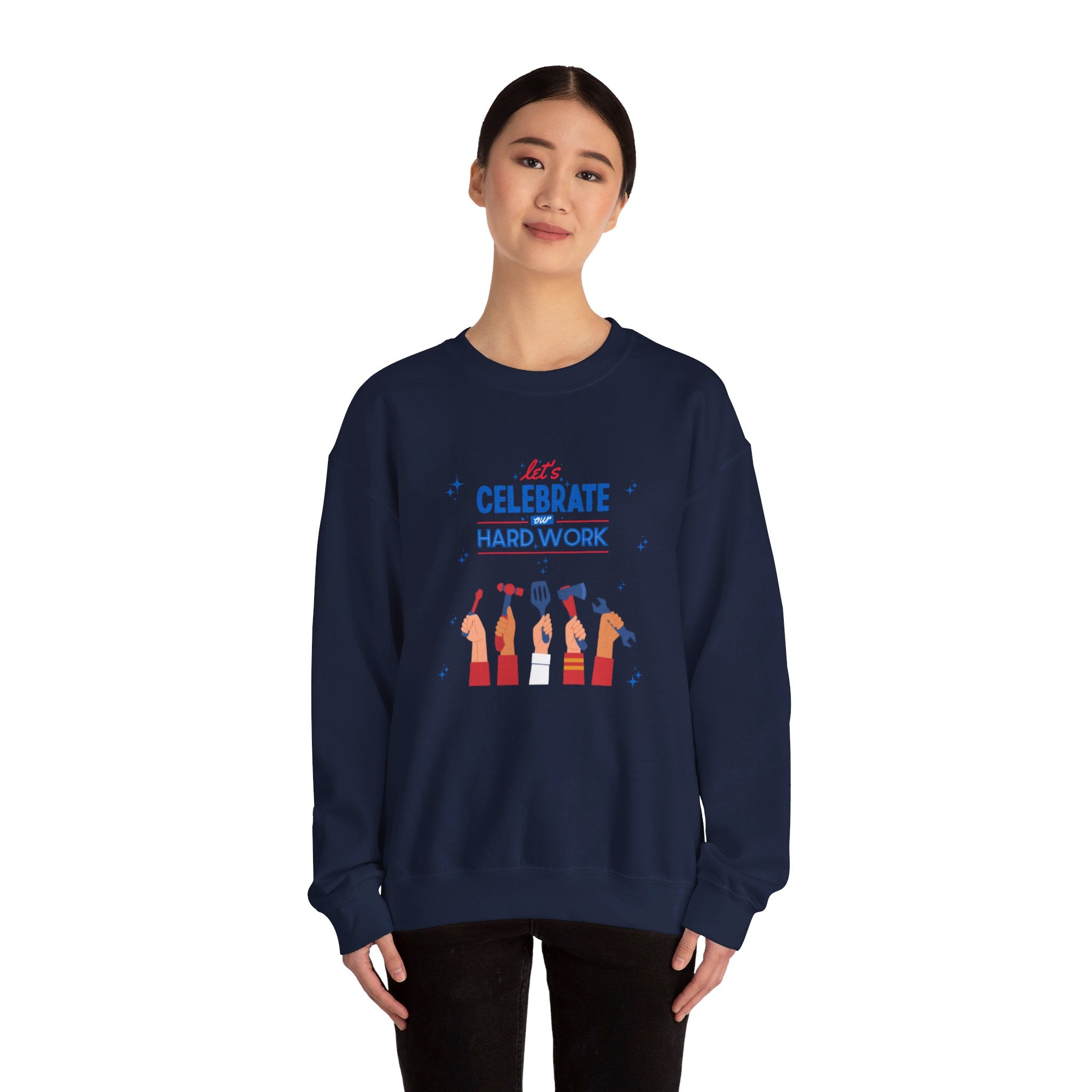 Let's Celebrate Our Hard Work Unisex Heavy Blend™ Crewneck Sweatshirt