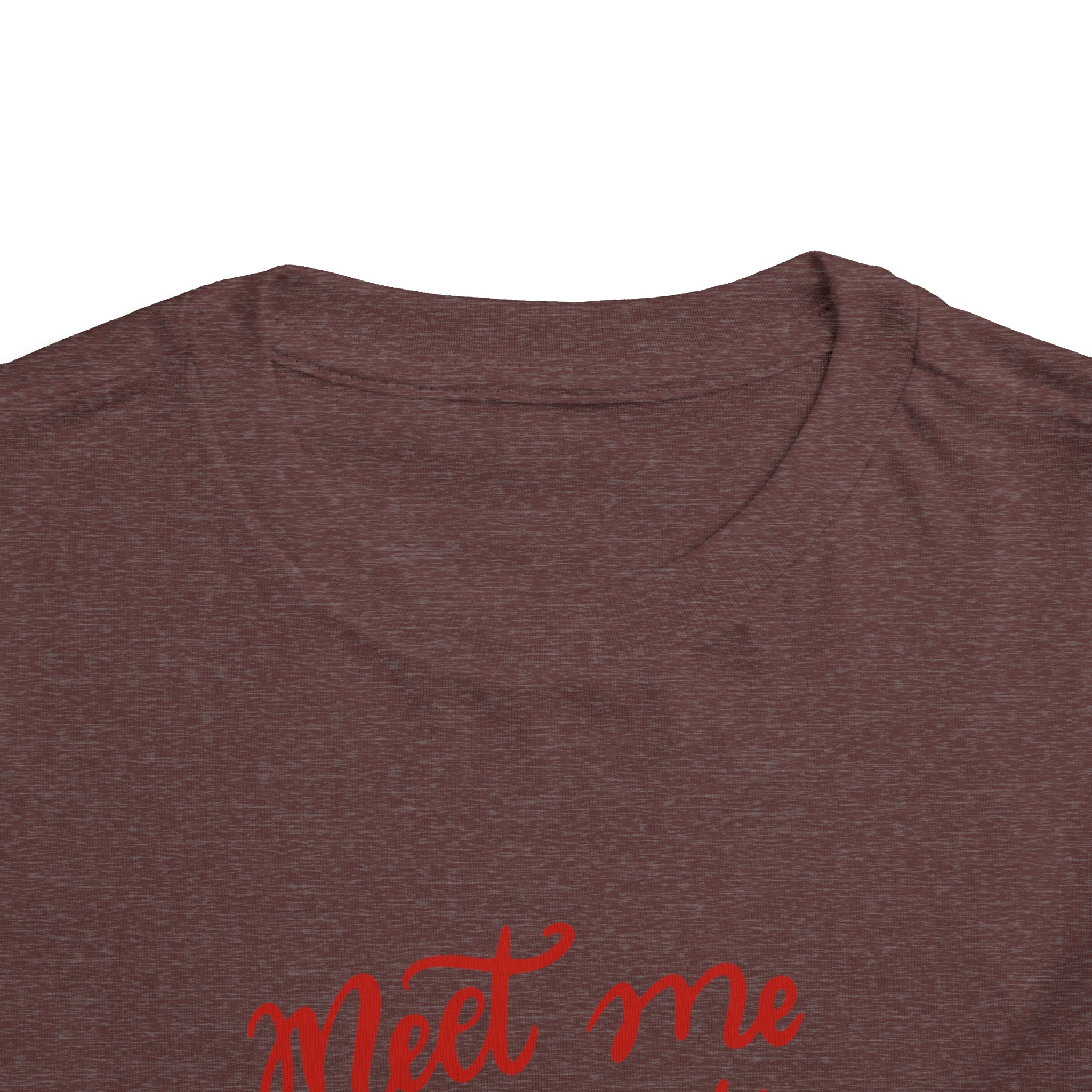 Meet Me Under The Mistletoe Toddler Short Sleeve Tee