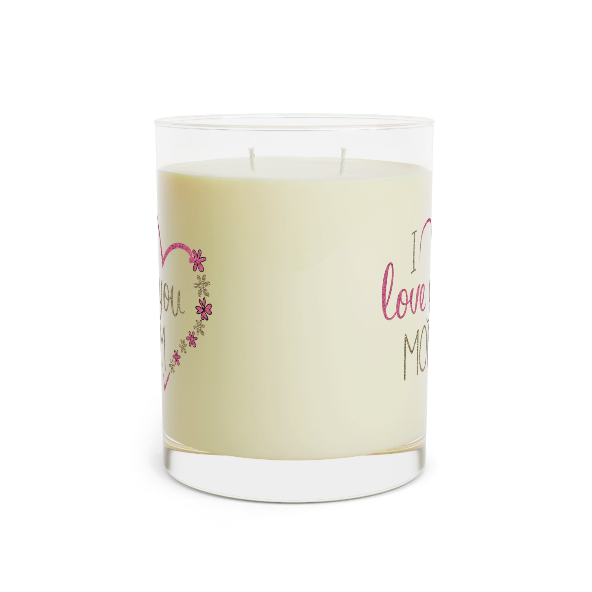 Mom, Happy Mother's Day Scented Candle - Full Glass, 11oz