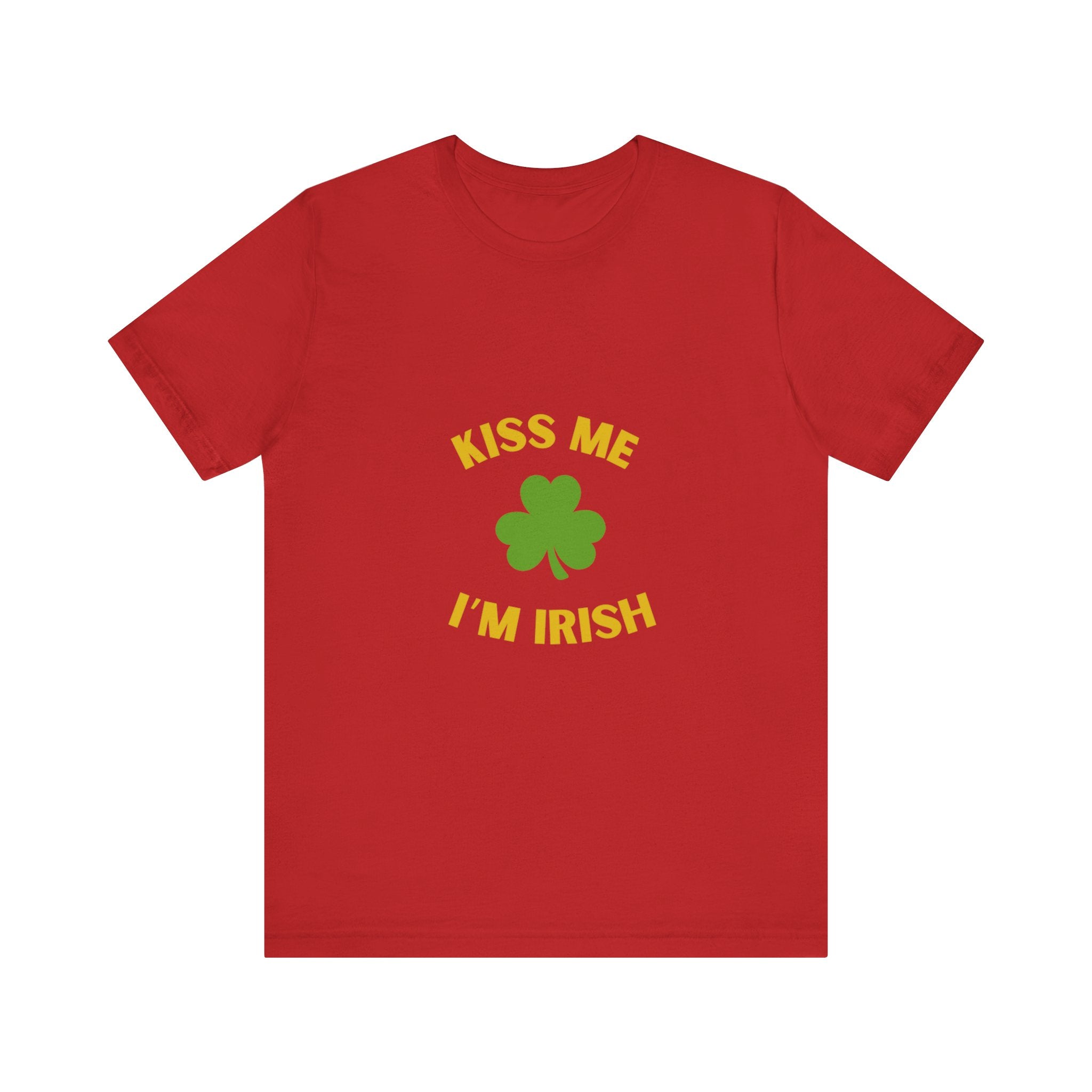 Kiss Me I'm Irish Unisex Jersey Short Sleeve Tee