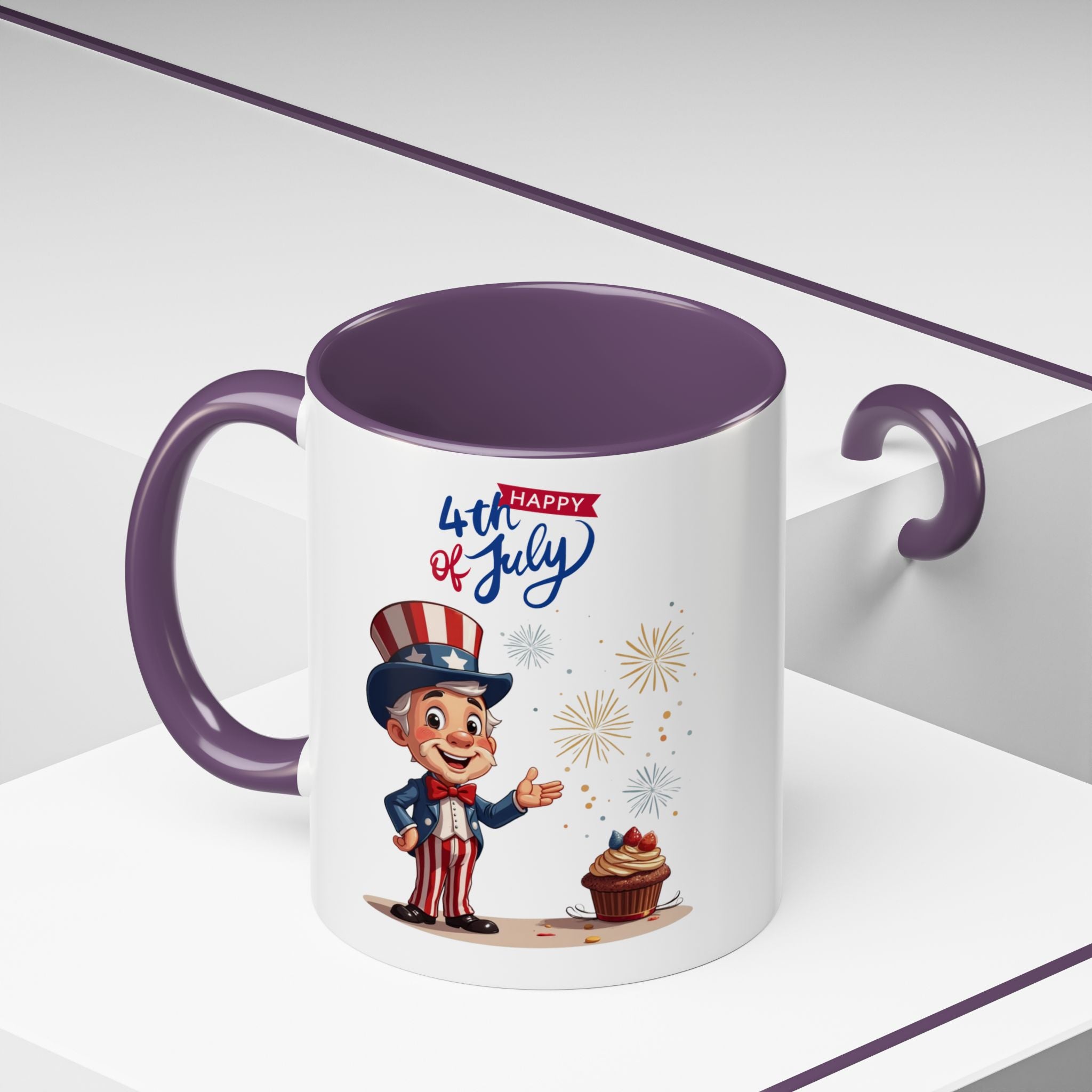 Uncle Sam Happy 4th of July Coffee Mug