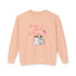 Meow Valentine's Day Unisex Lightweight Crewneck Sweatshirt