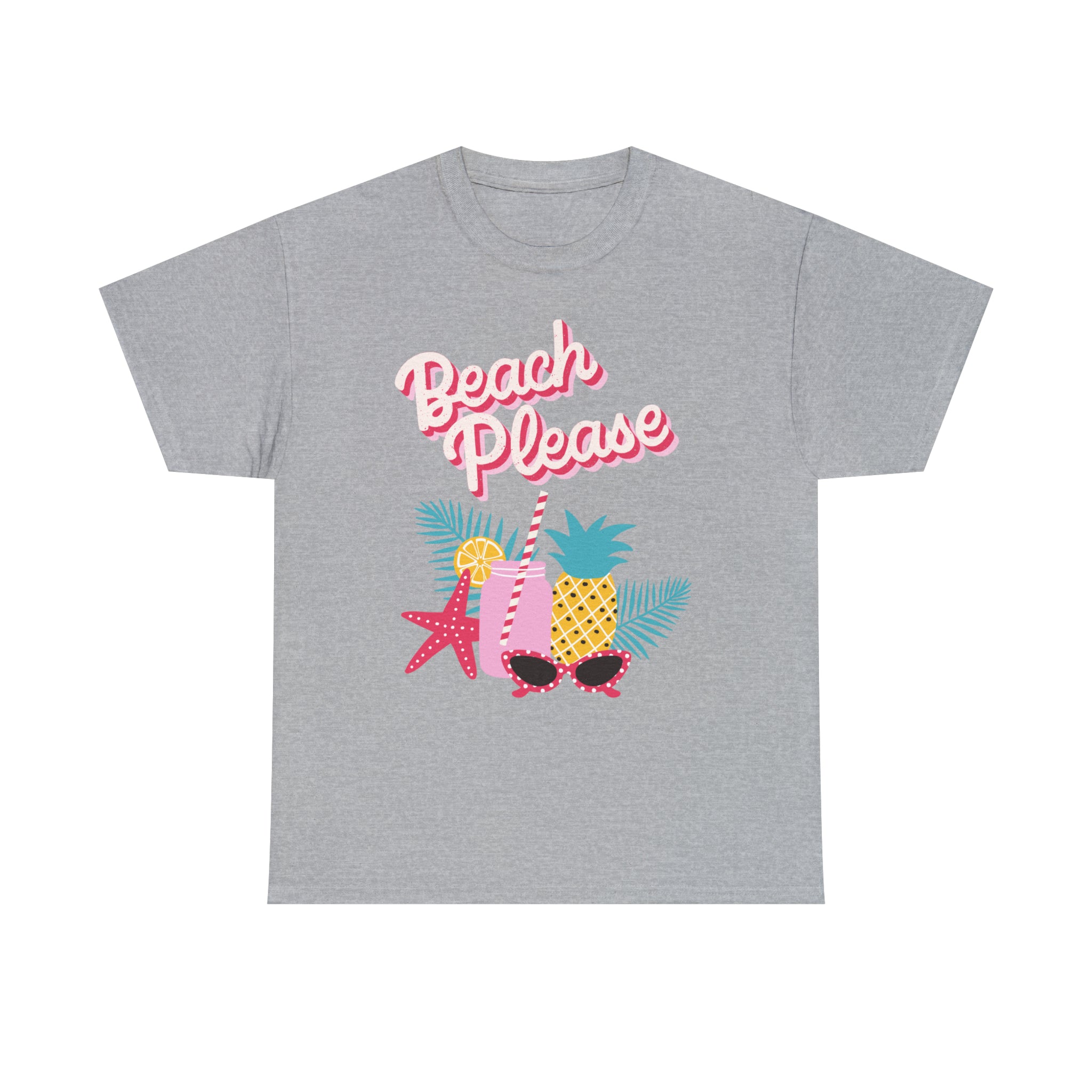 Beach Please Unisex Heavy Cotton Tee