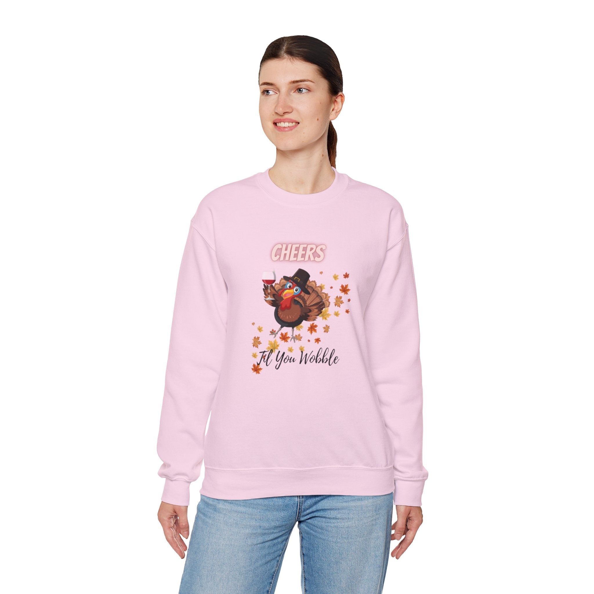 Cheers Til You Wobble Unisex Heavy Blend™ Crewneck Sweatshirt